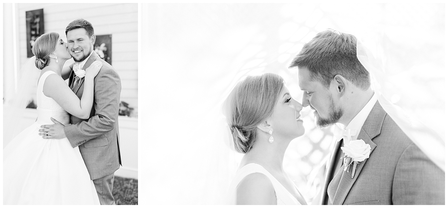 formal bride and groom portraits