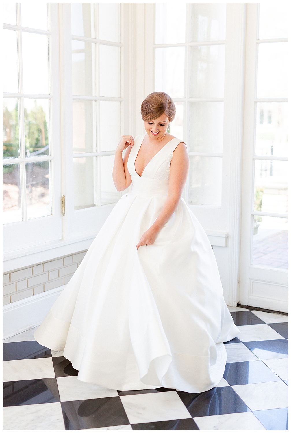 Light and airy bridal portraits