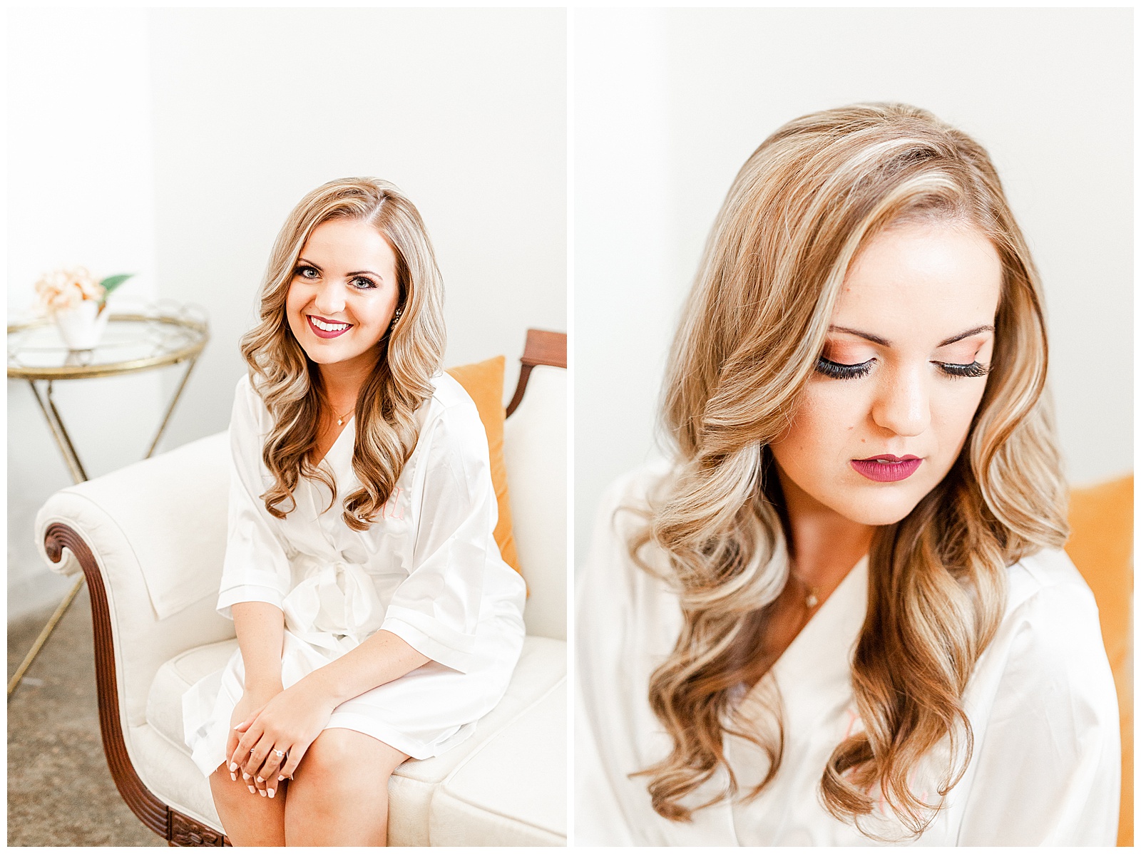 Stunning Makeup on Bride Getting Ready from Summer Wedding in Charlotte, NC | check out the full wedding at KevynDixonPhoto.com