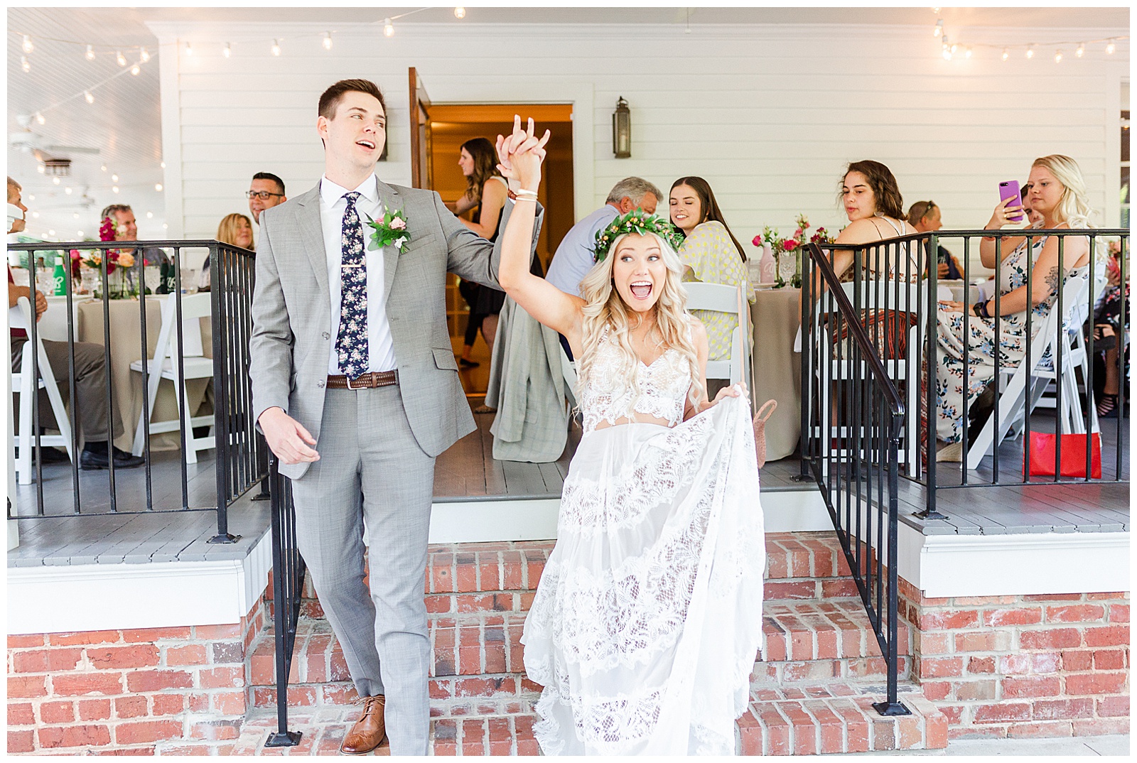Emotional Bohemian Bride Ceremony from Boho Chic Summer Wedding in Charlotte, NC | check out the full wedding at KevynDixonPhoto.com 