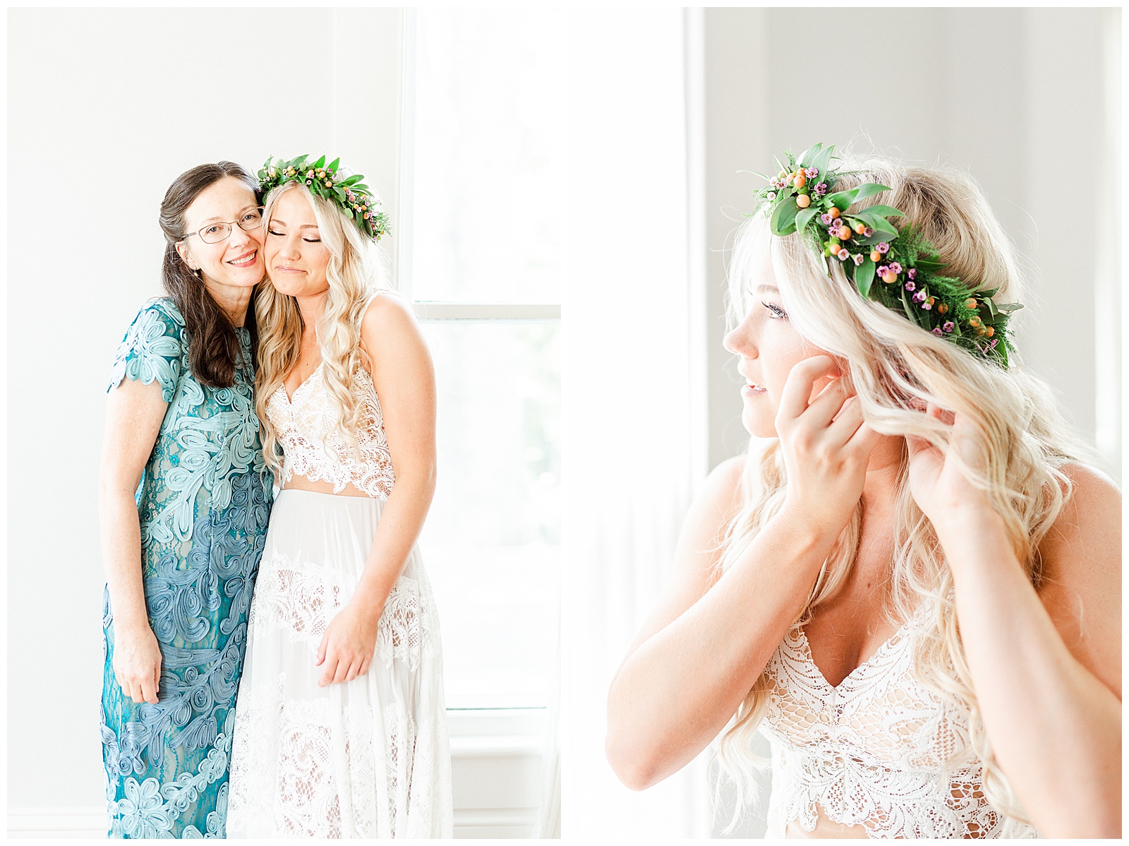 Gorgeous Bohemian Lace Wedding Dress - Bright Boho Chic Theme in Charlotte, North Carolina | check out the full wedding at KevynDixonPhoto.com