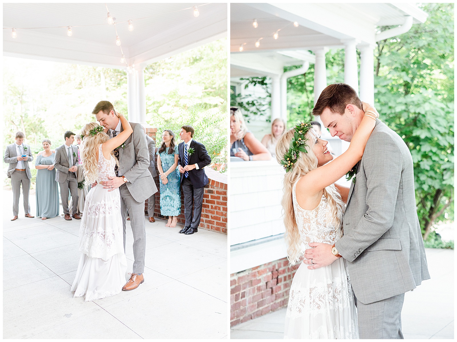 Emotional Bohemian Bride and Groom first dance from Boho Chic Summer Wedding in Charlotte, NC | check out the full wedding at KevynDixonPhoto.com