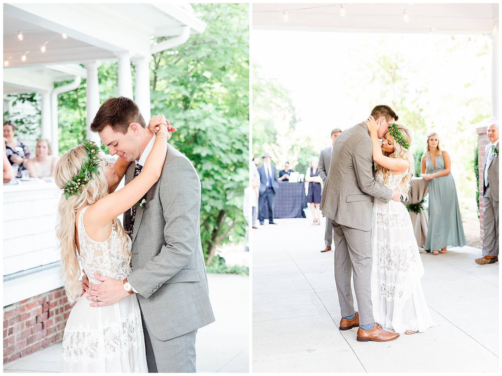 Emotional Bohemian Bride and Groom first dance from Boho Chic Summer Wedding in Charlotte, NC | check out the full wedding at KevynDixonPhoto.com