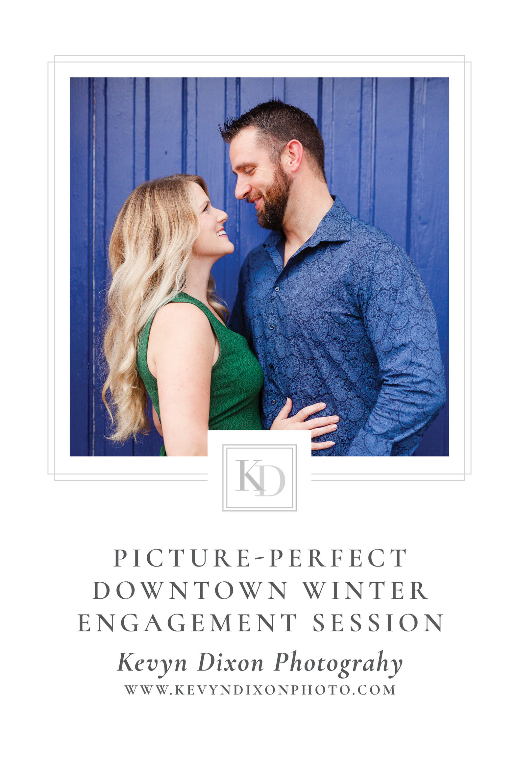 Pin Image for Downtown Waxhaw, NC Engagement Session