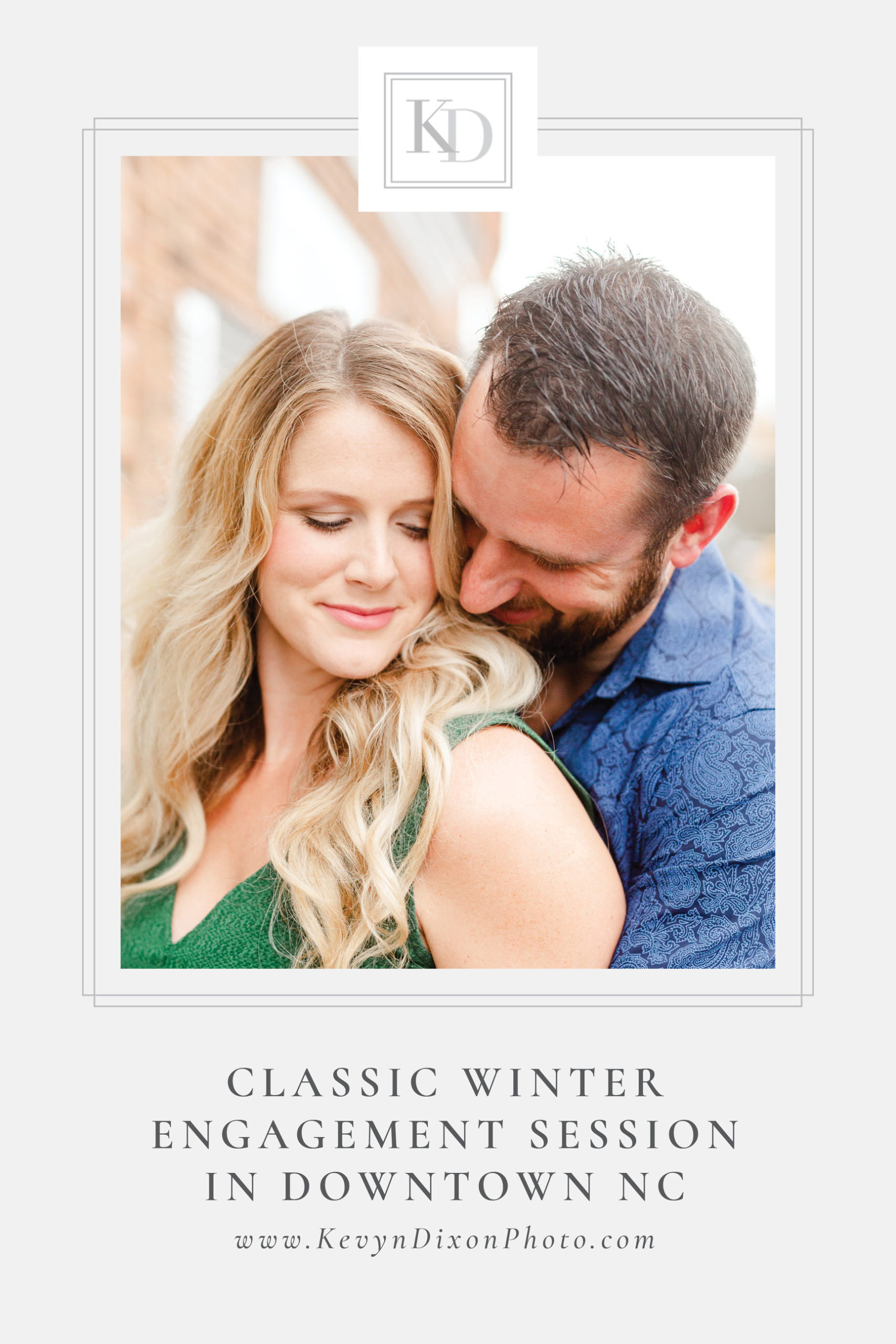Pin Image for Downtown Waxhaw, NC Engagement Session