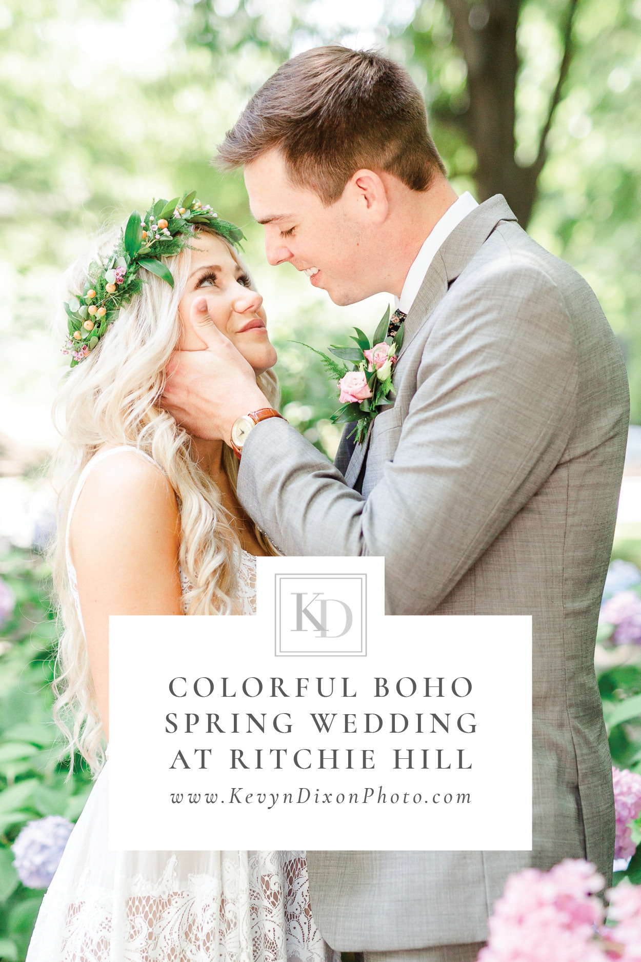Colorful Boho Spring Wedding at Ritchie Hill Pin Image