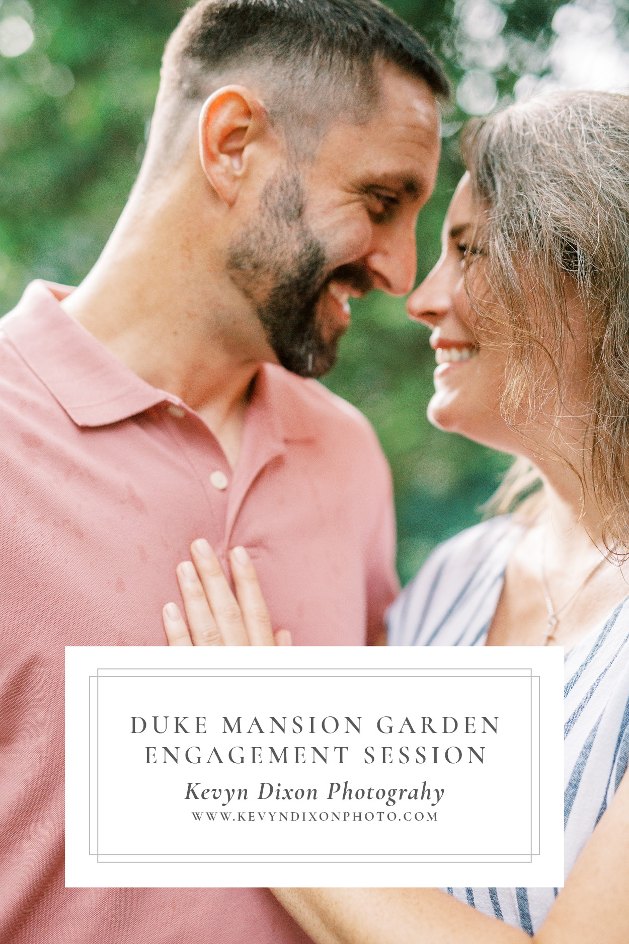 Duke Mansion Garden Engagement Session