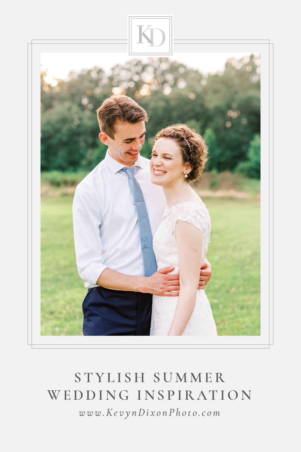 Stylish Summer Wedding Inspiration pin image