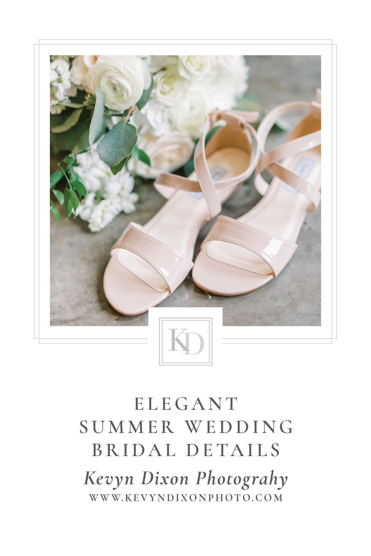 Elegant Summer Wedding Bridal Details