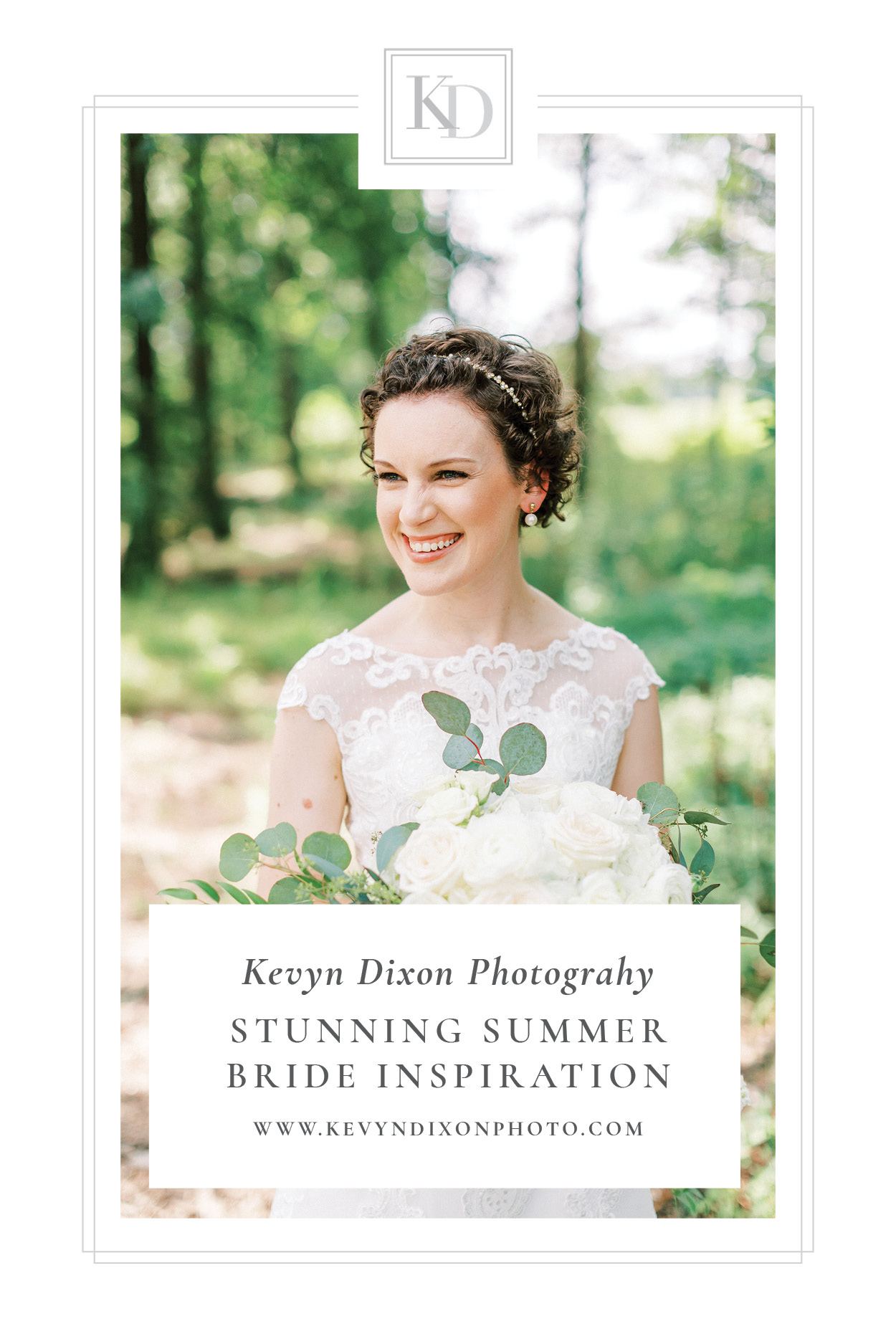 Stunning Summer Bride Inspiration pin image