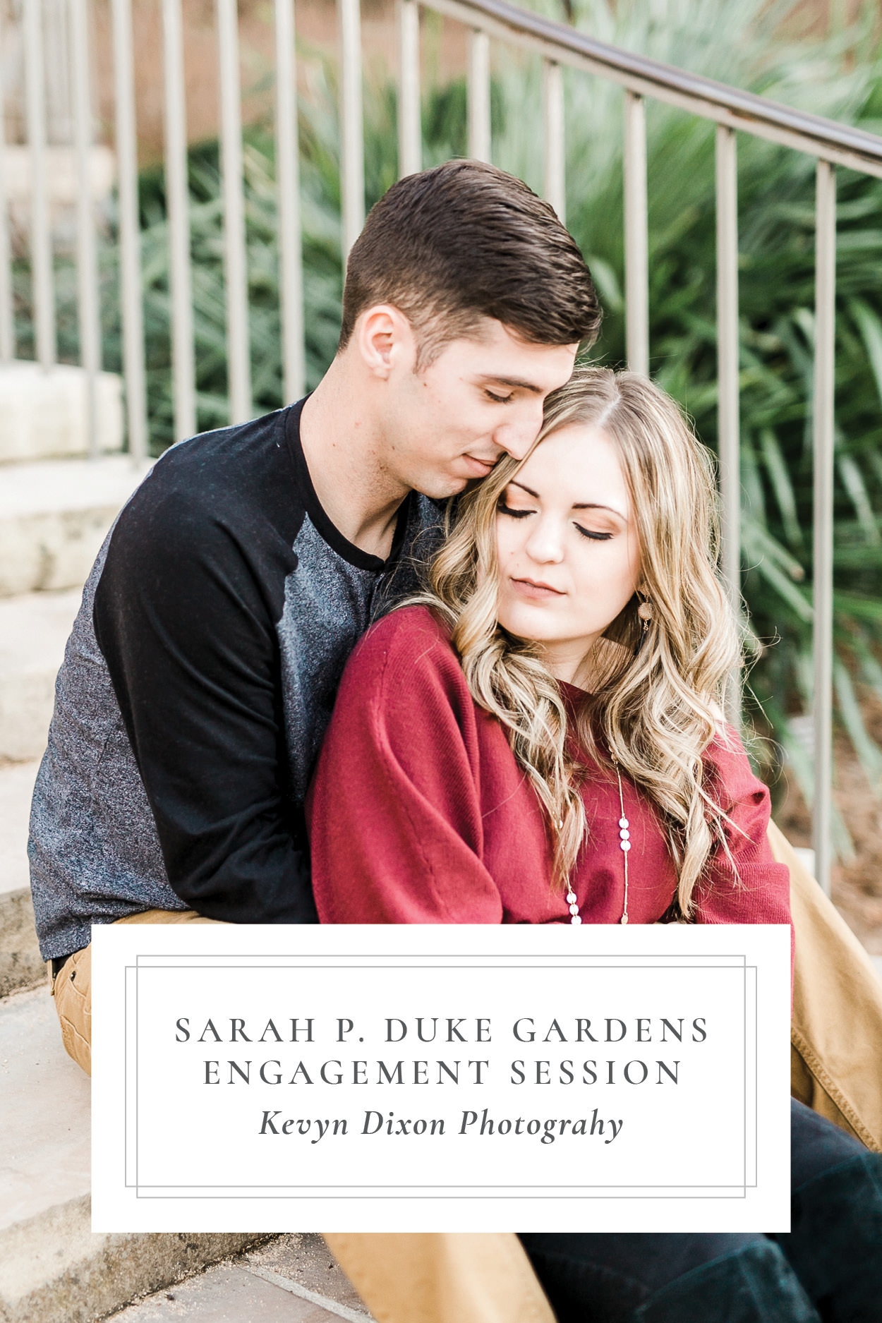 Sarah P. Duke Gardens Engagement Session