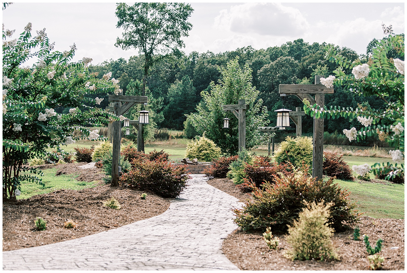 the farmstead gardens for outdoor summer wedding venue