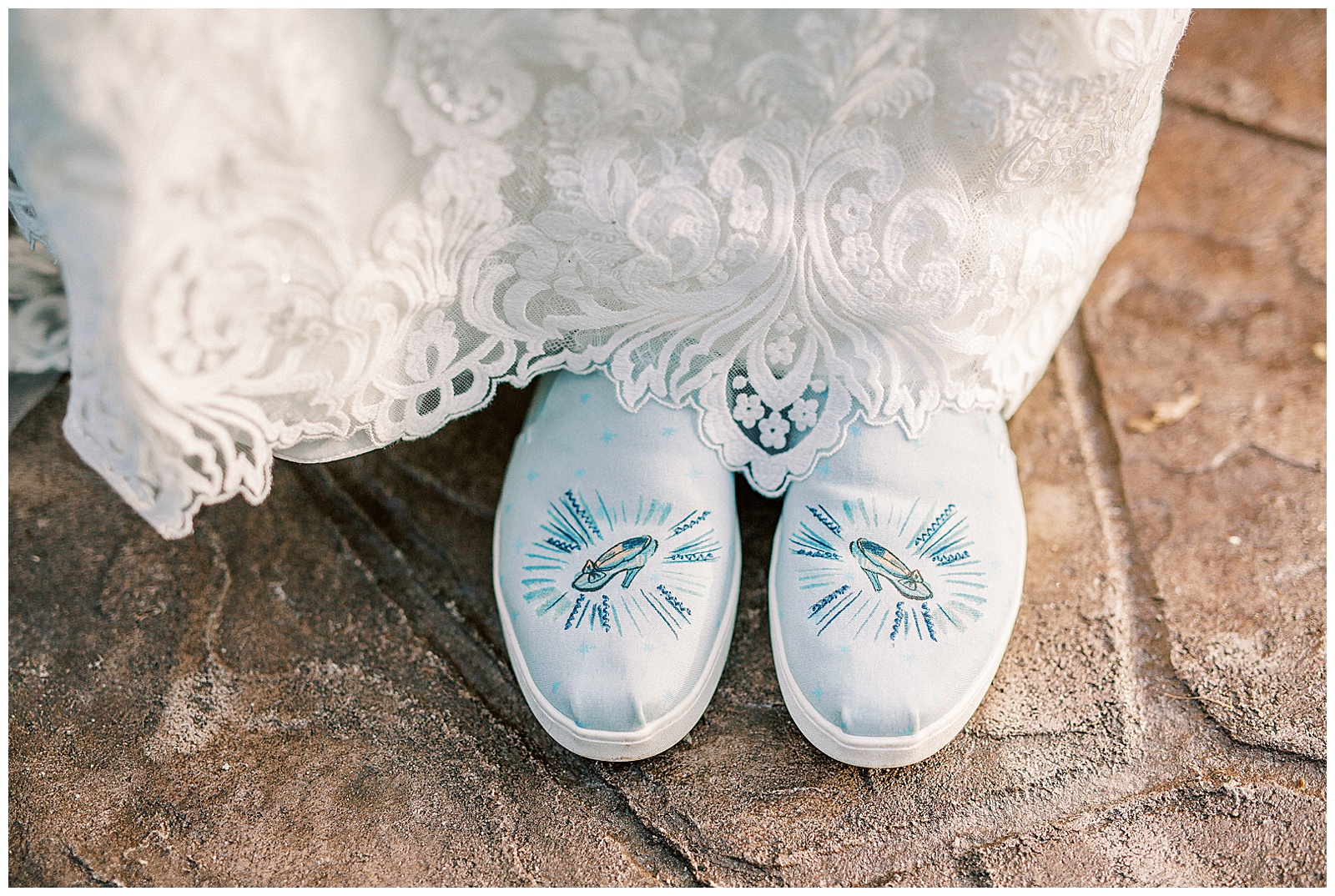 something blue cinderella slippers casual bridal accessory