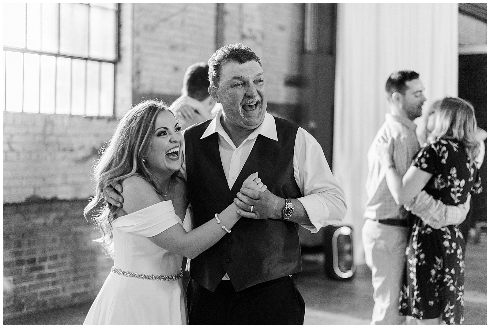 Funny dance party shots from Summer Wedding in Charlotte, NC | Check out the full wedding at KevynDixonPhoto.com