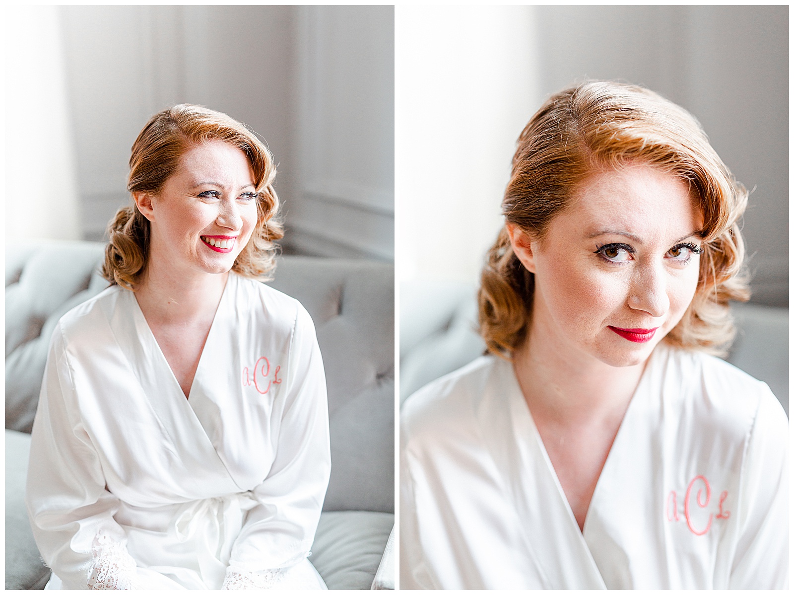 Gorgeous Red-Haired Bride in 1940s Modern Vintage Wedding in Charlotte, NC | check out the full wedding at KevynDixonPhoto.com 