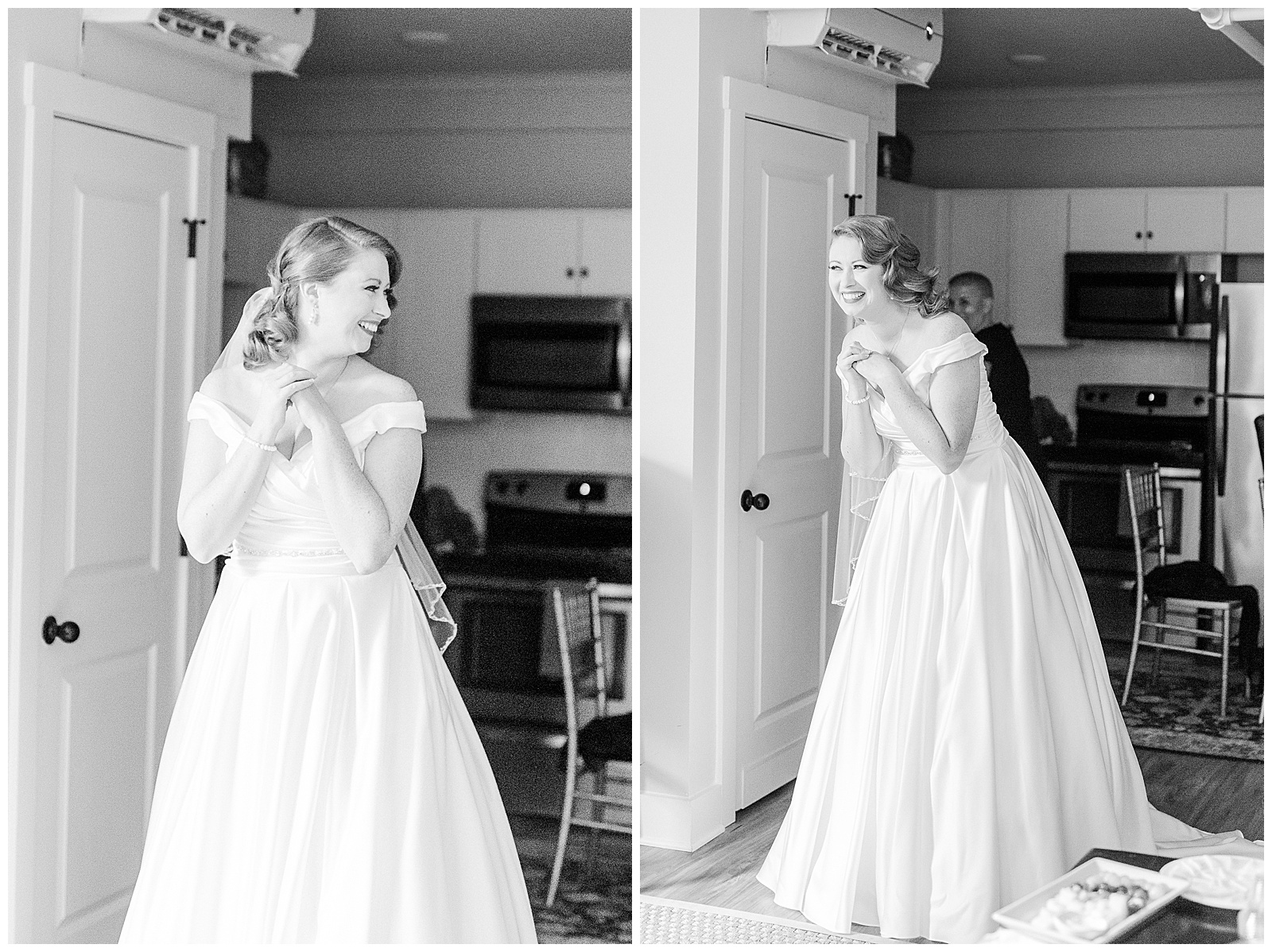 Gorgeous Red-Haired Bride in 1940s Modern Vintage Wedding in Charlotte, NC | check out the full wedding at KevynDixonPhoto.com 