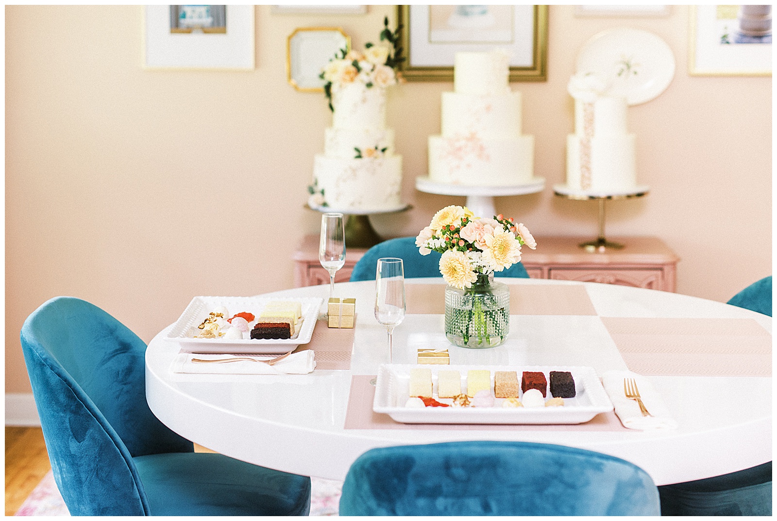 Charlotte NC Wedding Cake Tasting Experience at Delish Bakery