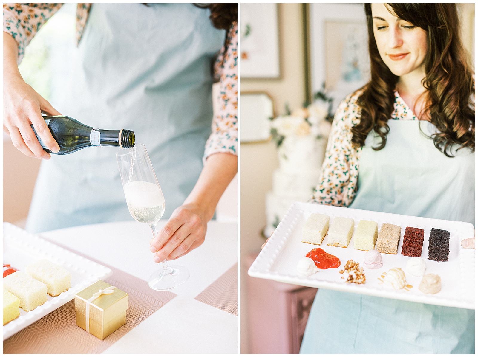 Charlotte NC Wedding Cake Tasting Experience at Delish Bakery