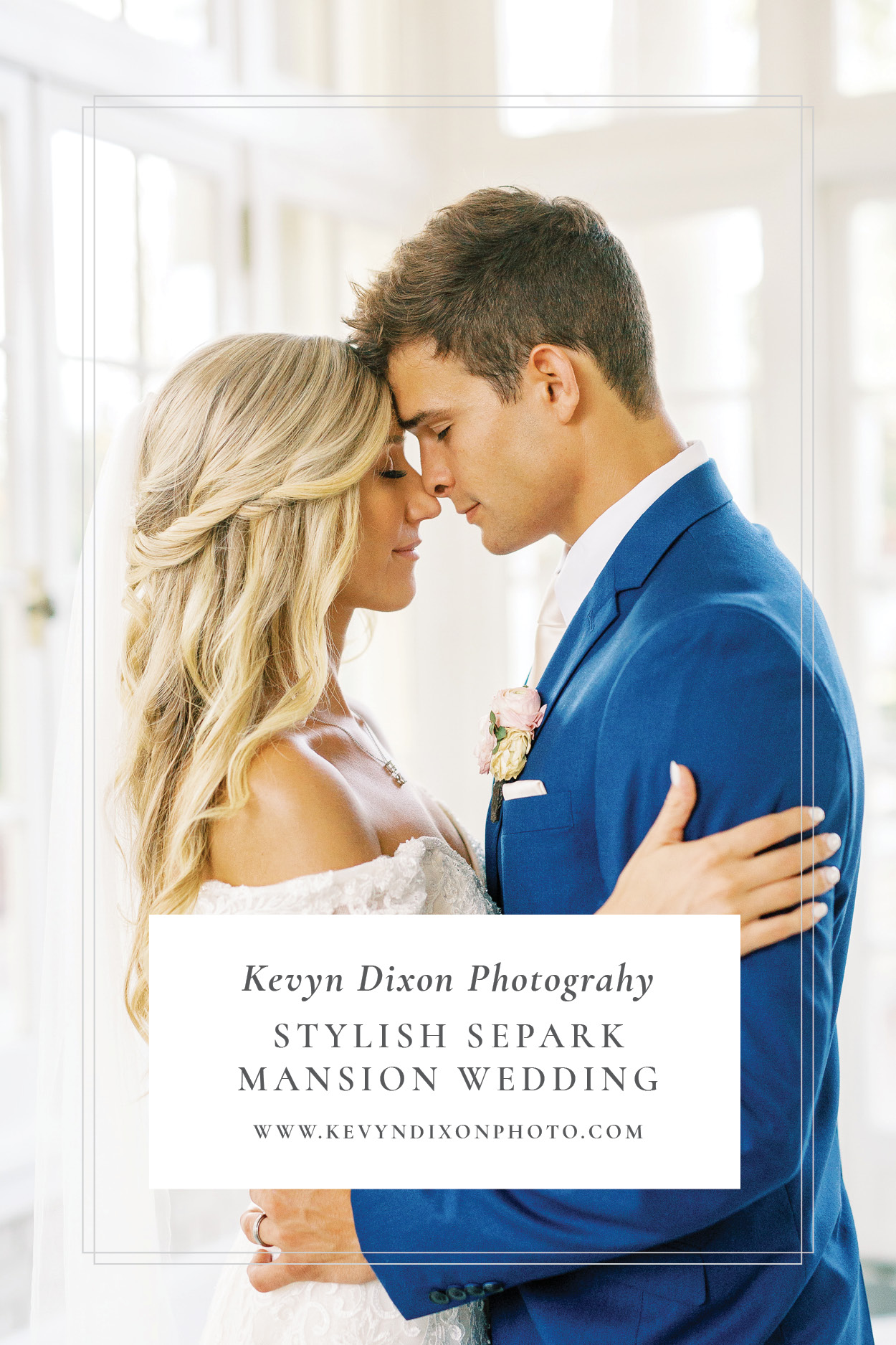 stylish separk mansion wedding