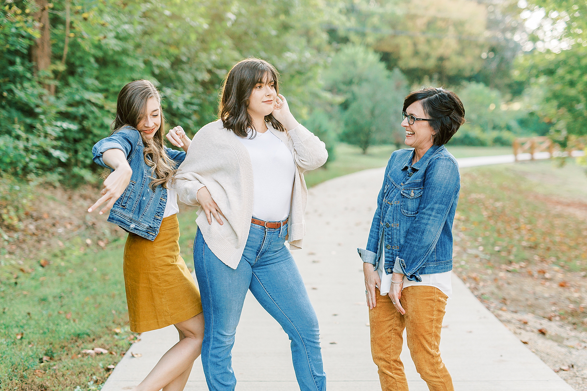 silly Charlotte Fall Family Portraits