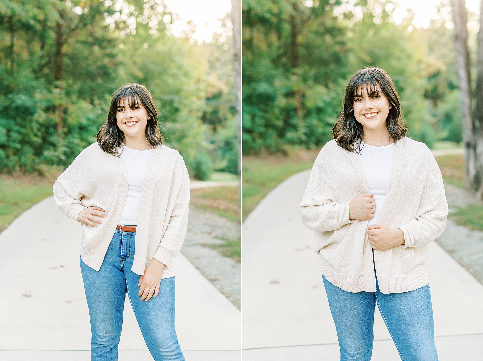 casual headshots for college senior