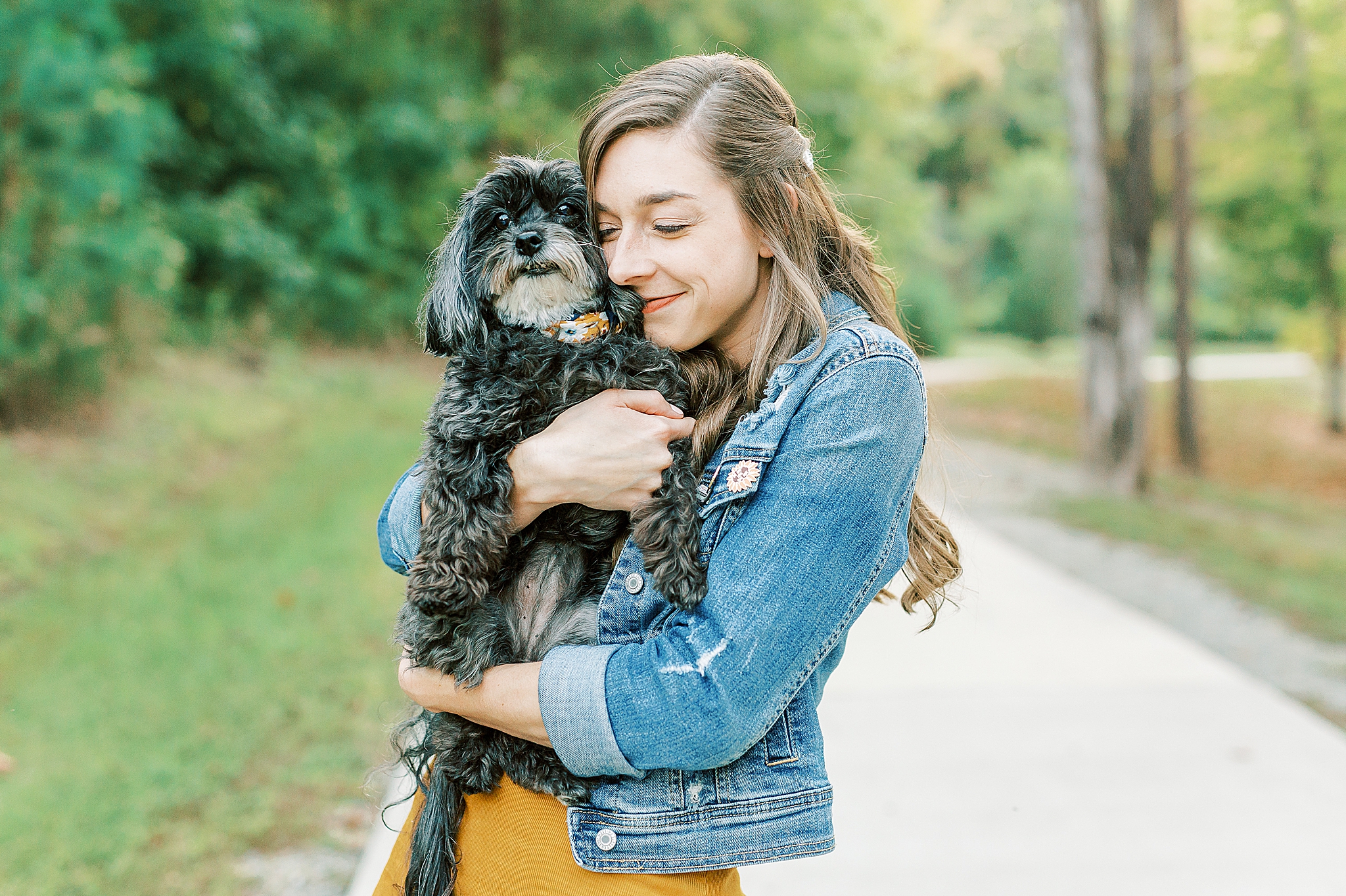Pharr Mill Park family photos with dog