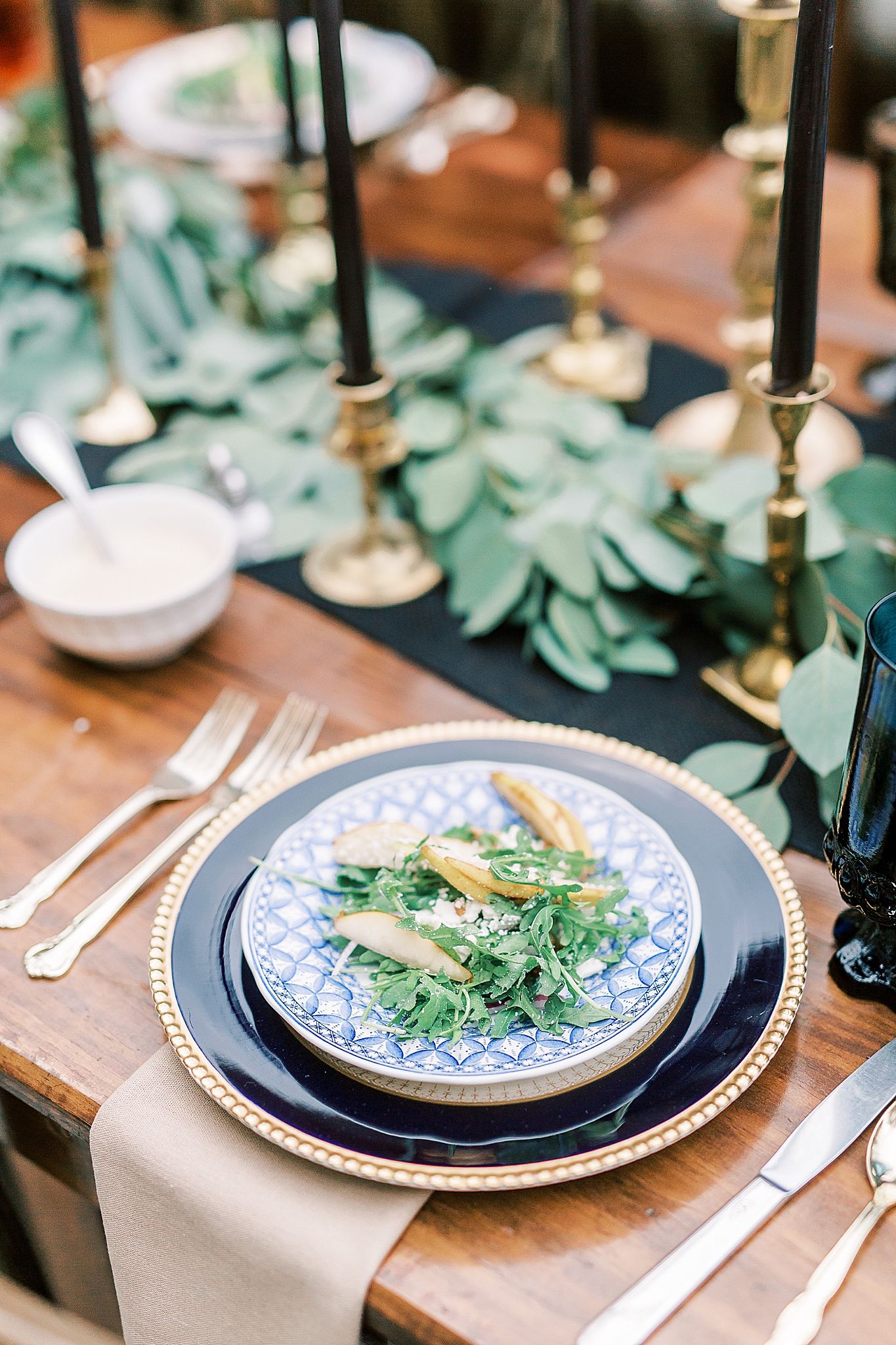 place settings for food from Family Catering