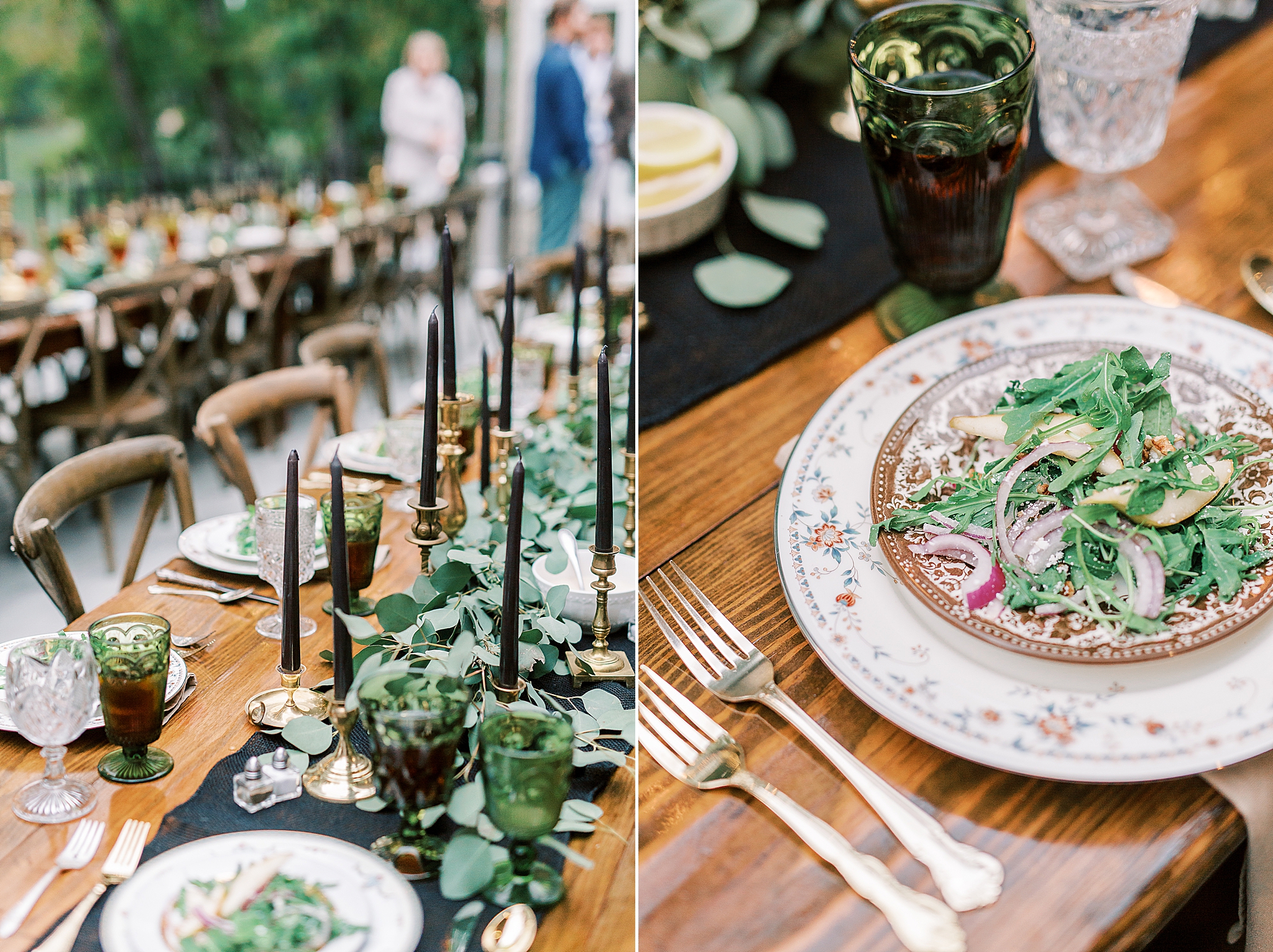 place settings for welcome dinner in Charlotte NC