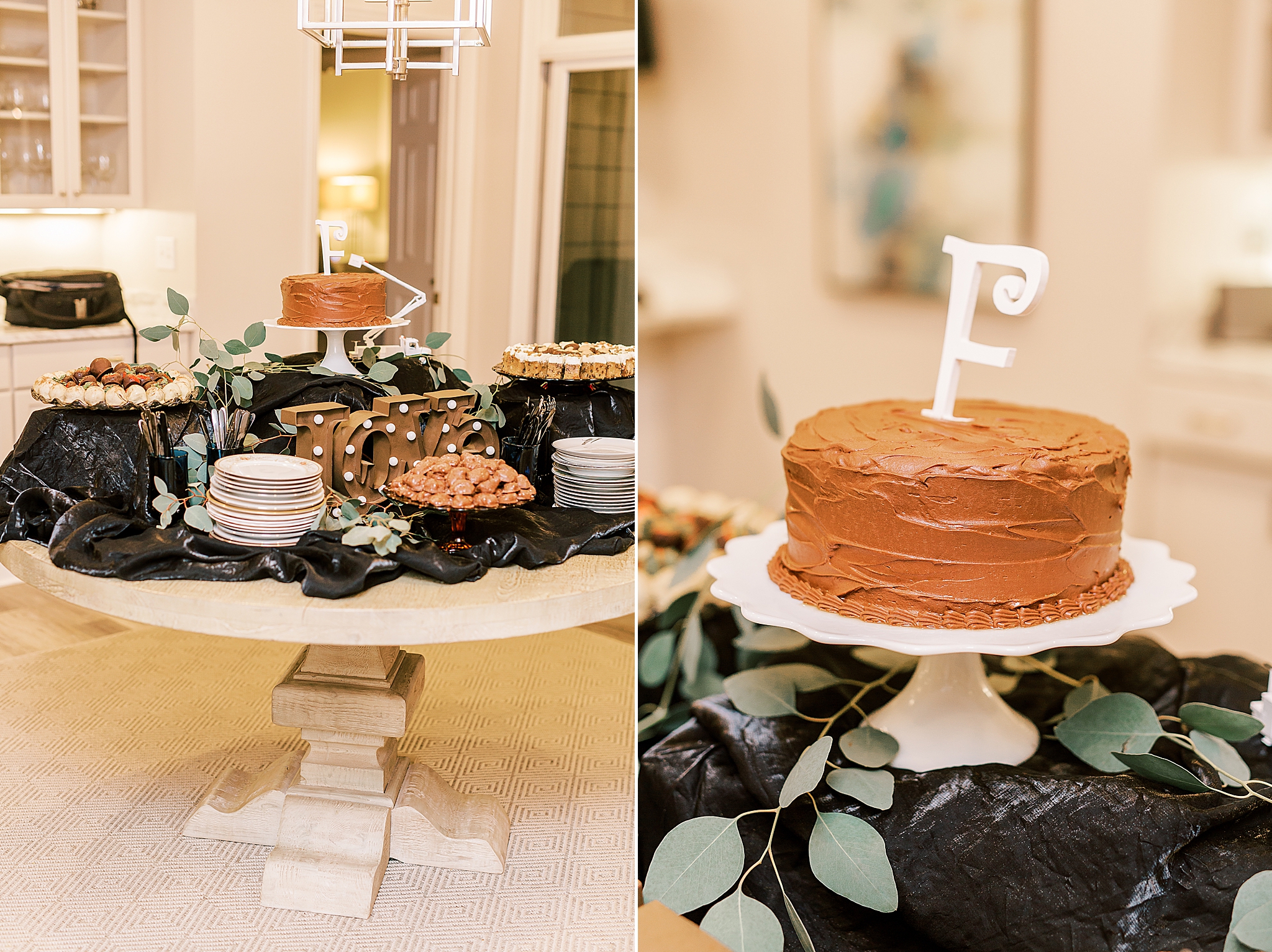 Charlotte NC Rehearsal Dinner dessert table