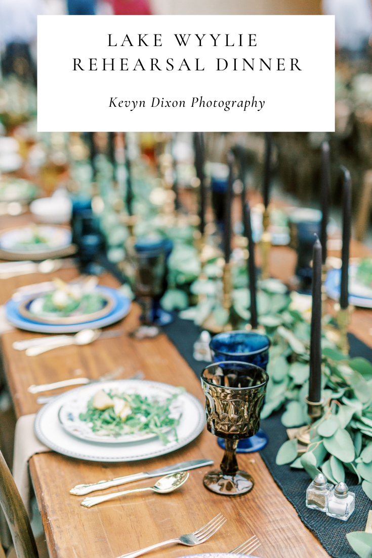 Charlotte NC Rehearsal Dinner with vintage details
