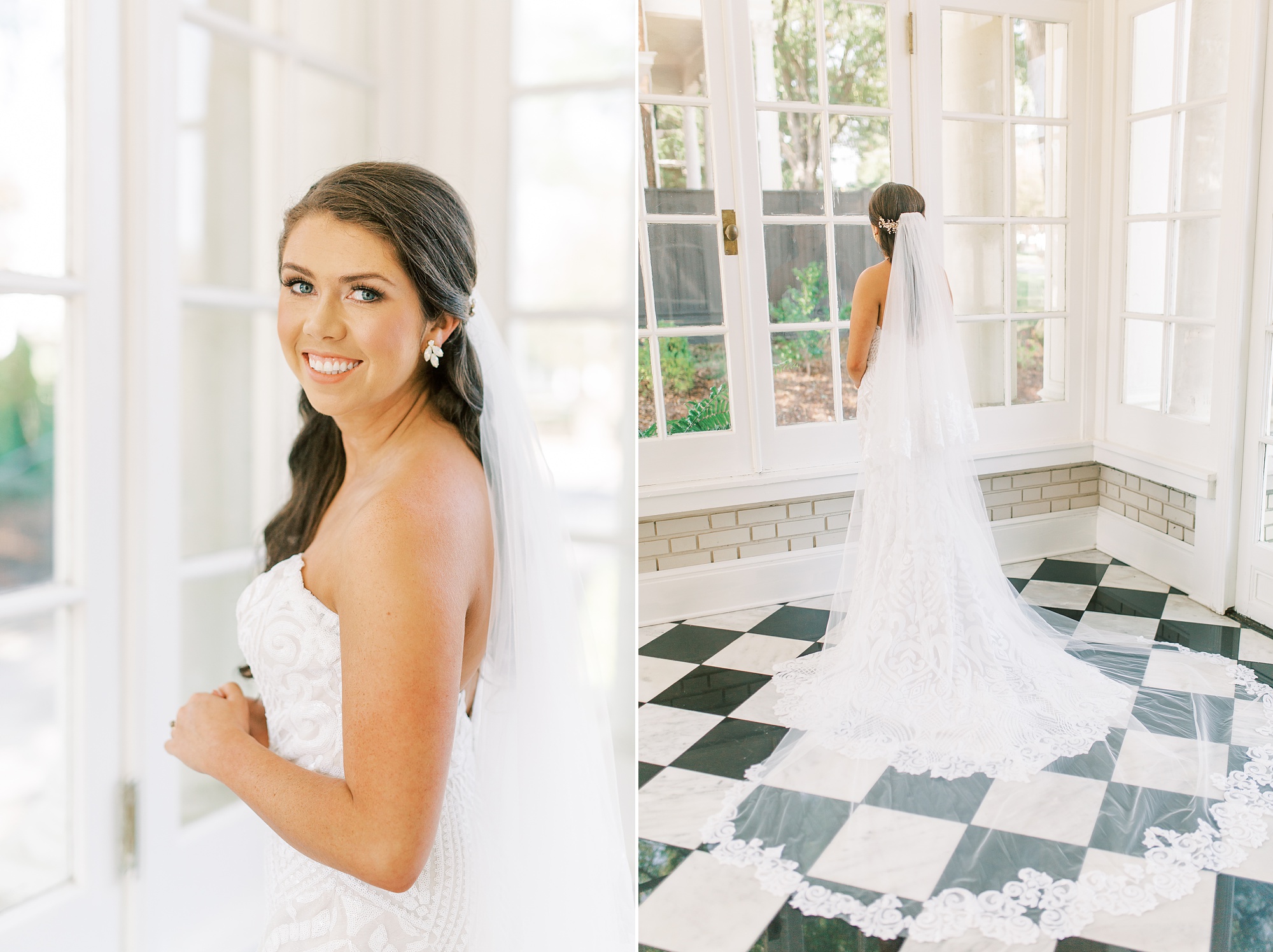bridal portraits in Separk Mansion