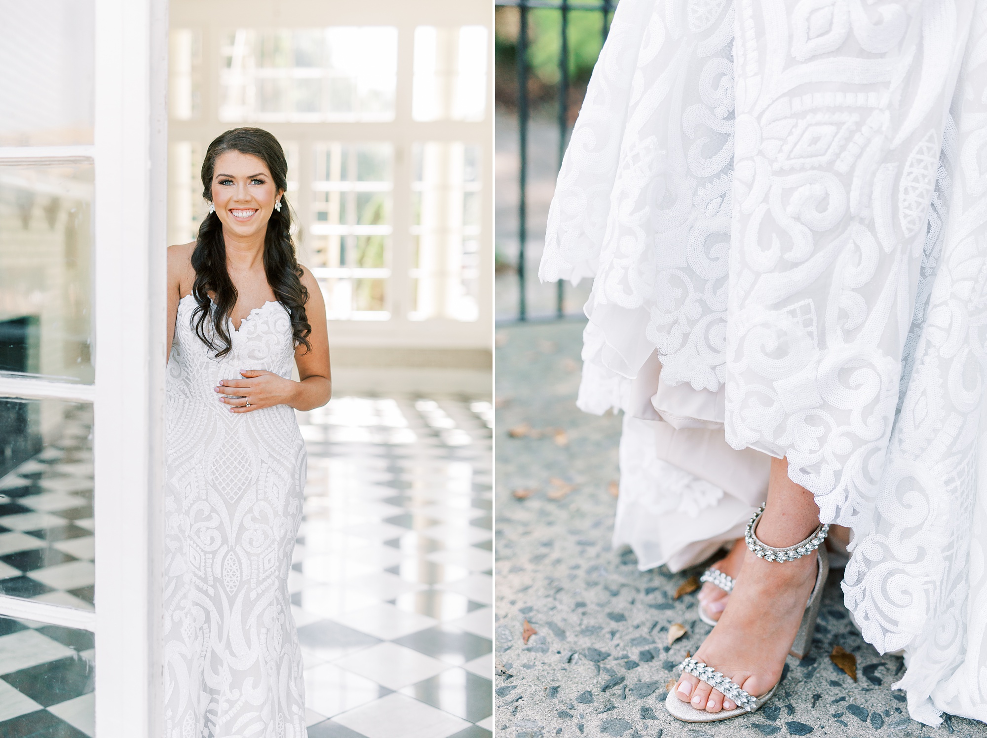 Charlotte NC bridal session at Separk Mansion