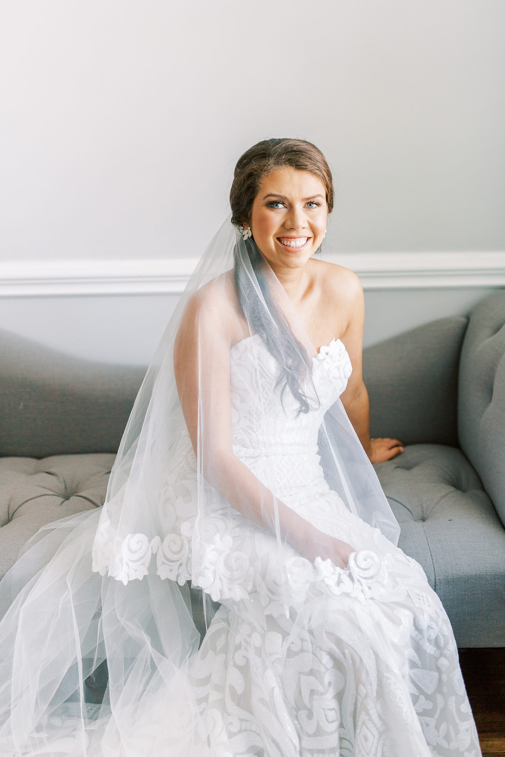 Classic Charlotte Bridal Portraits in Separk Mansion