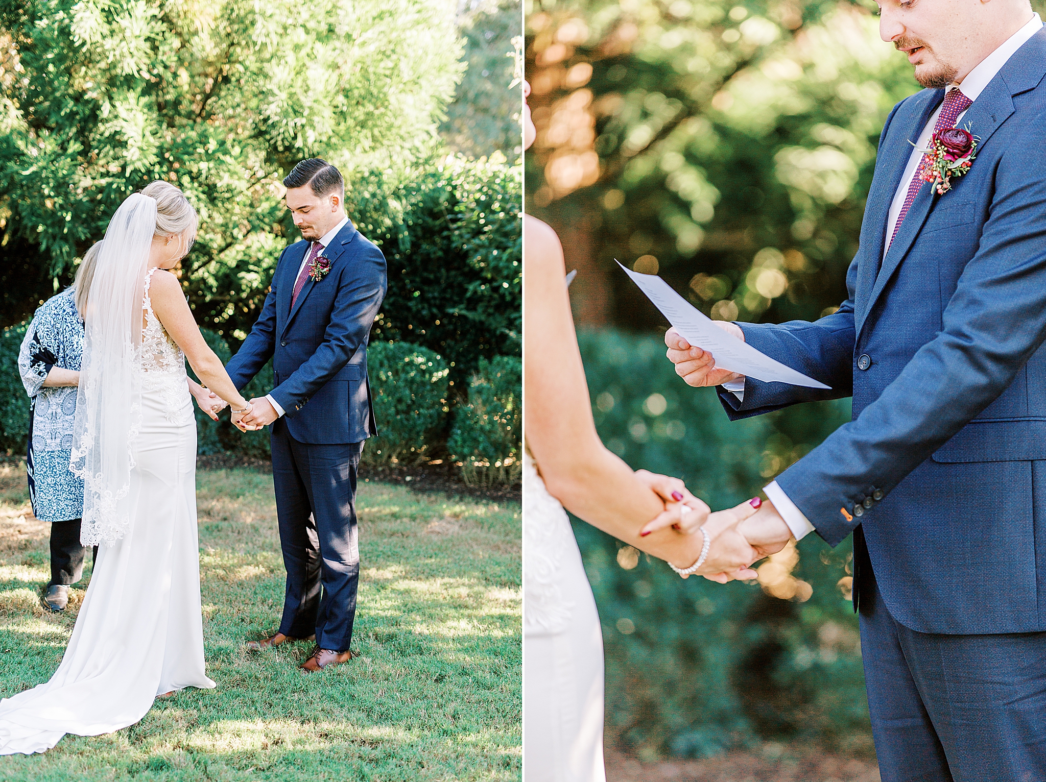 Rev Rebecca Nagy officiates elopement at The Andrews Farm