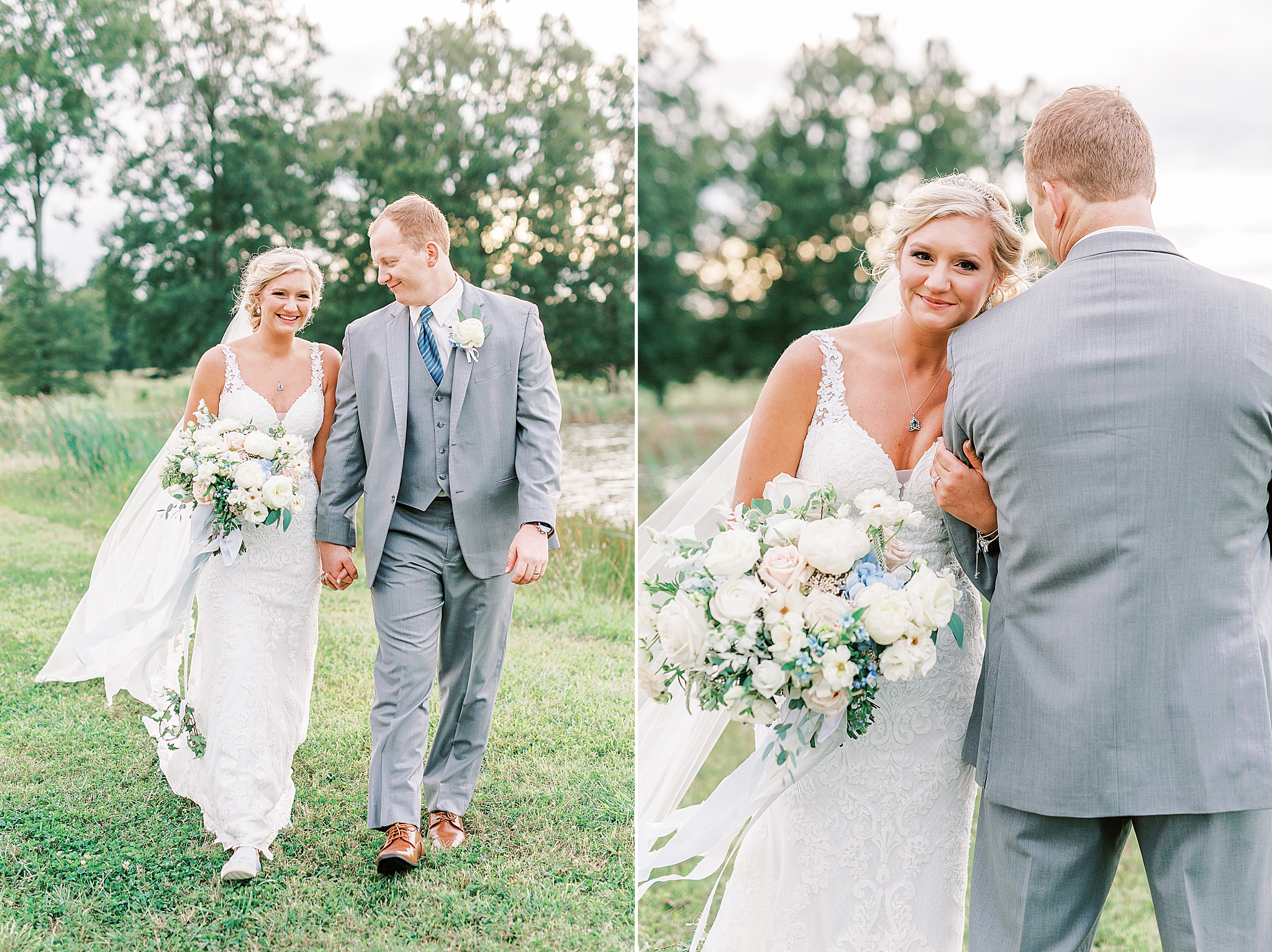 Concord NC wedding portraits at sunset