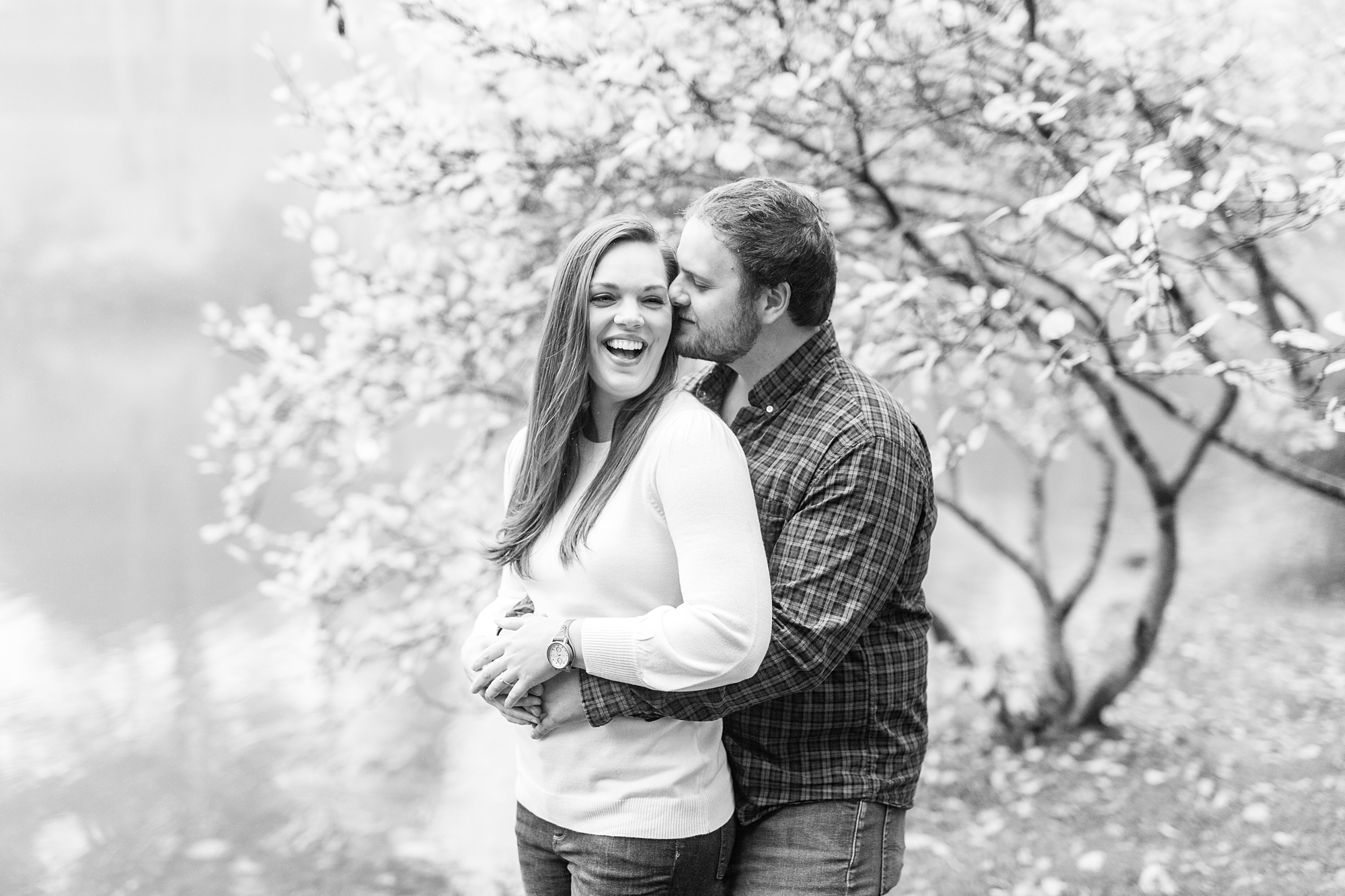 fall engagement photos in North Carolina
