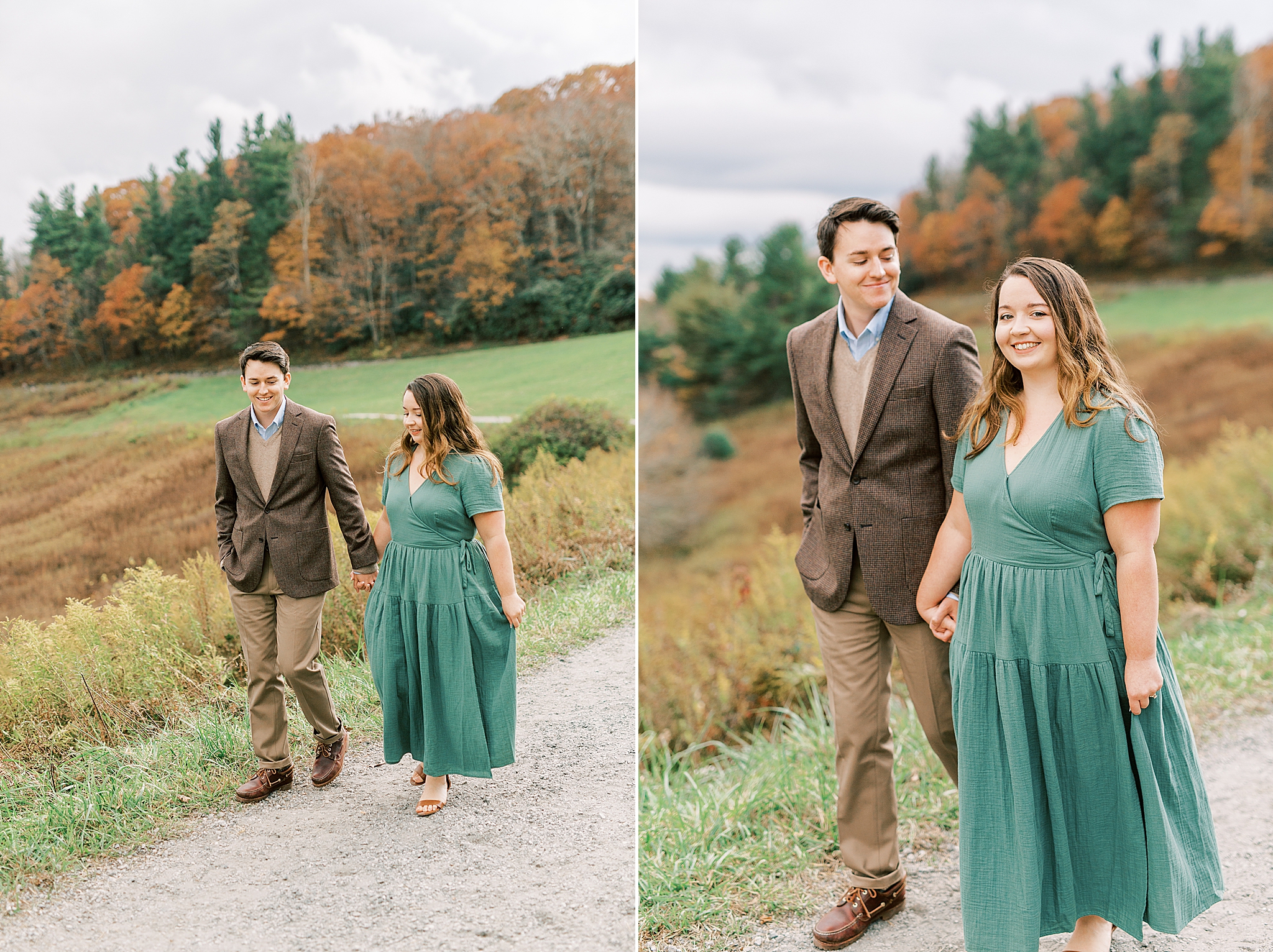fall engagement portraits in Boone NC
