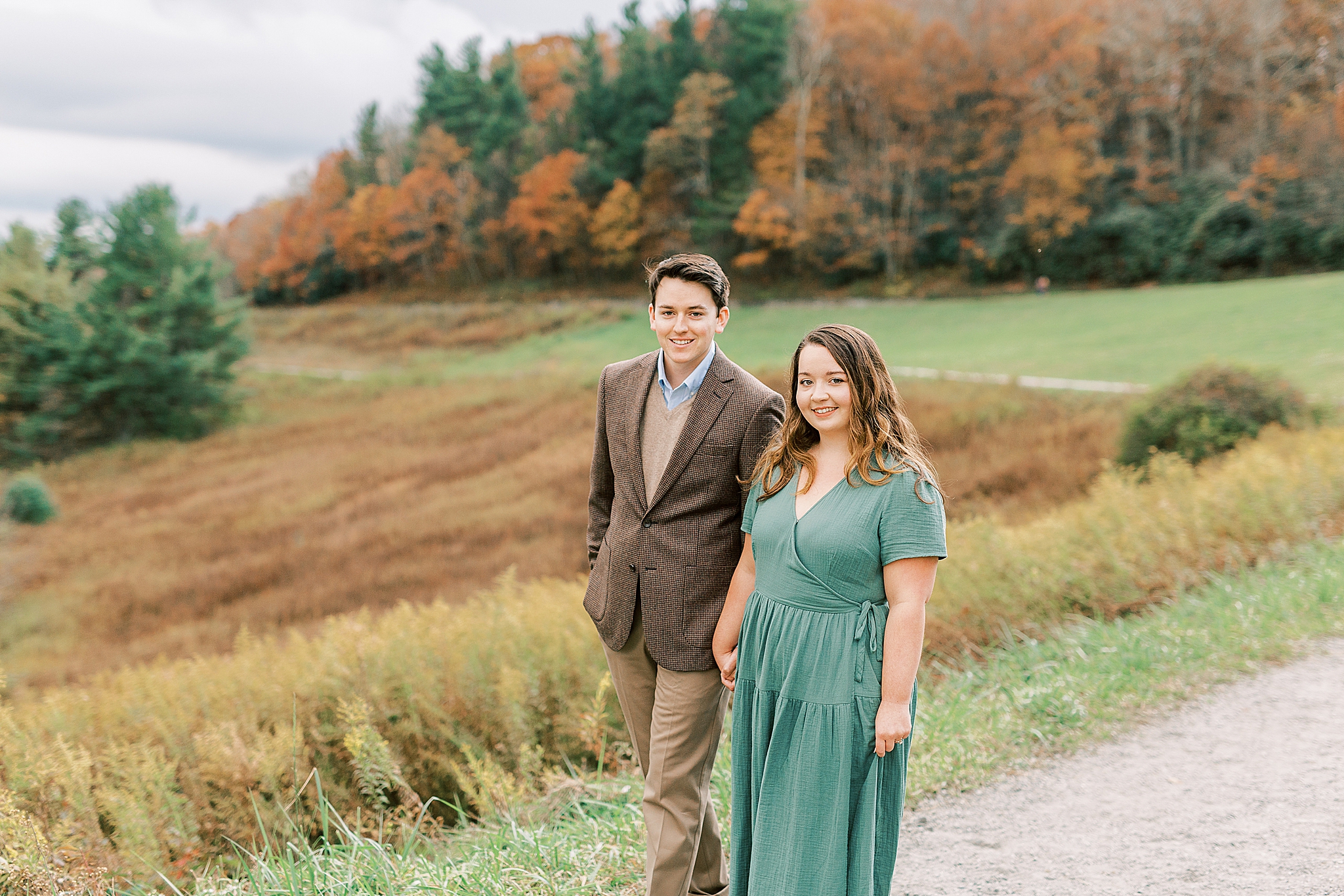 fall engagement portraits in Boone NC