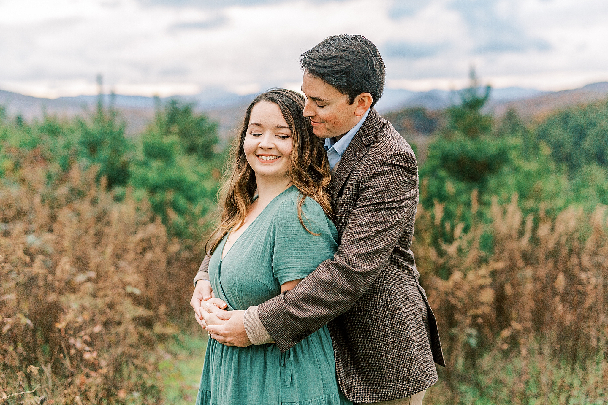 North Carolina engagement portraits in Boone