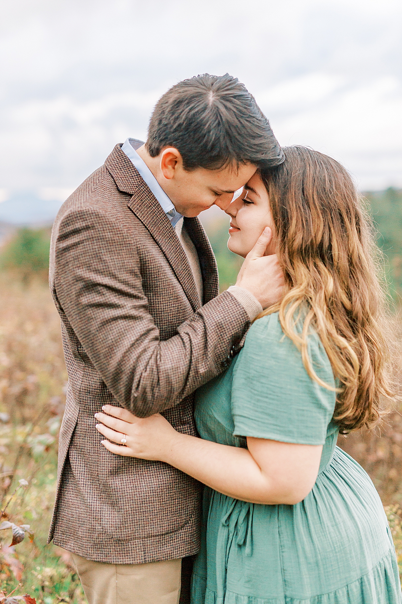 North Carolina engagement photos in the fall