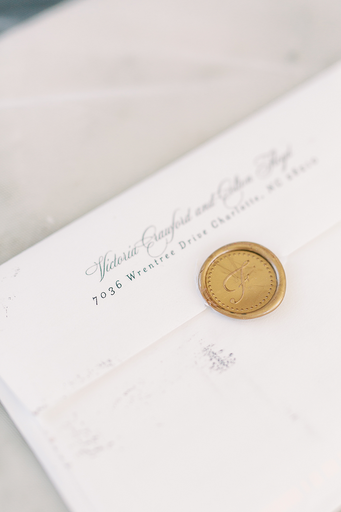 elegant wedding invitation for fall wedding