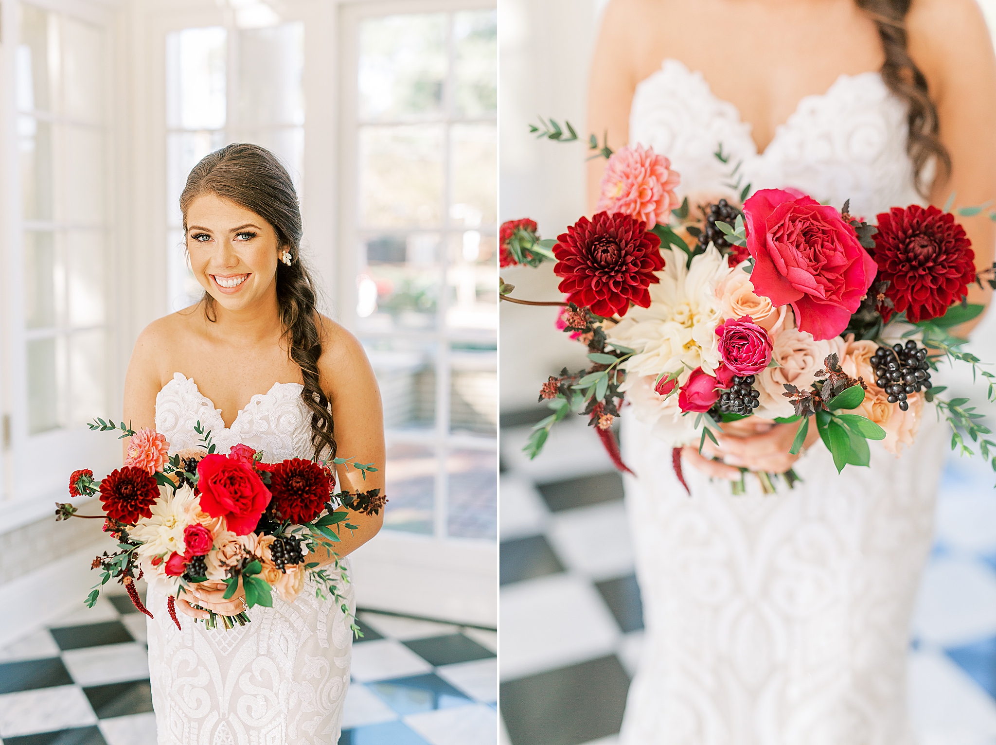 fall bridal portraits in Separk Mansion
