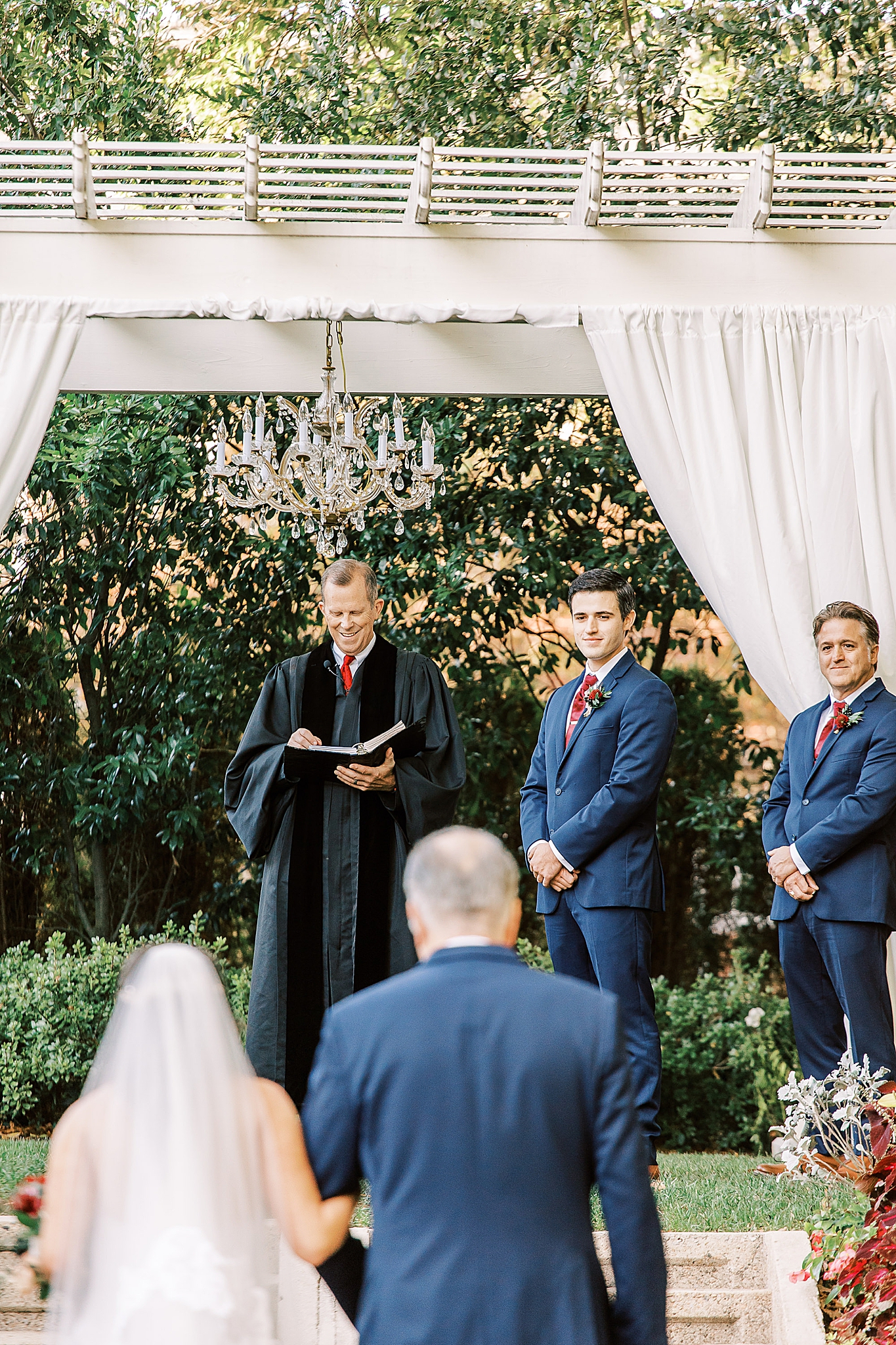 garden wedding at Separk Mansion