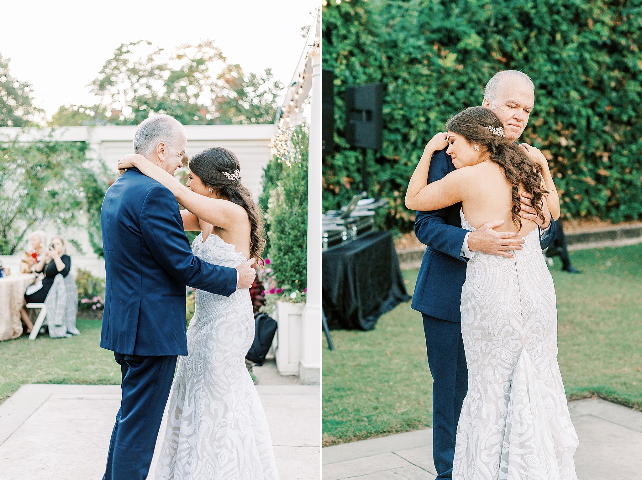 father daughter dance at Separk Mansion reception