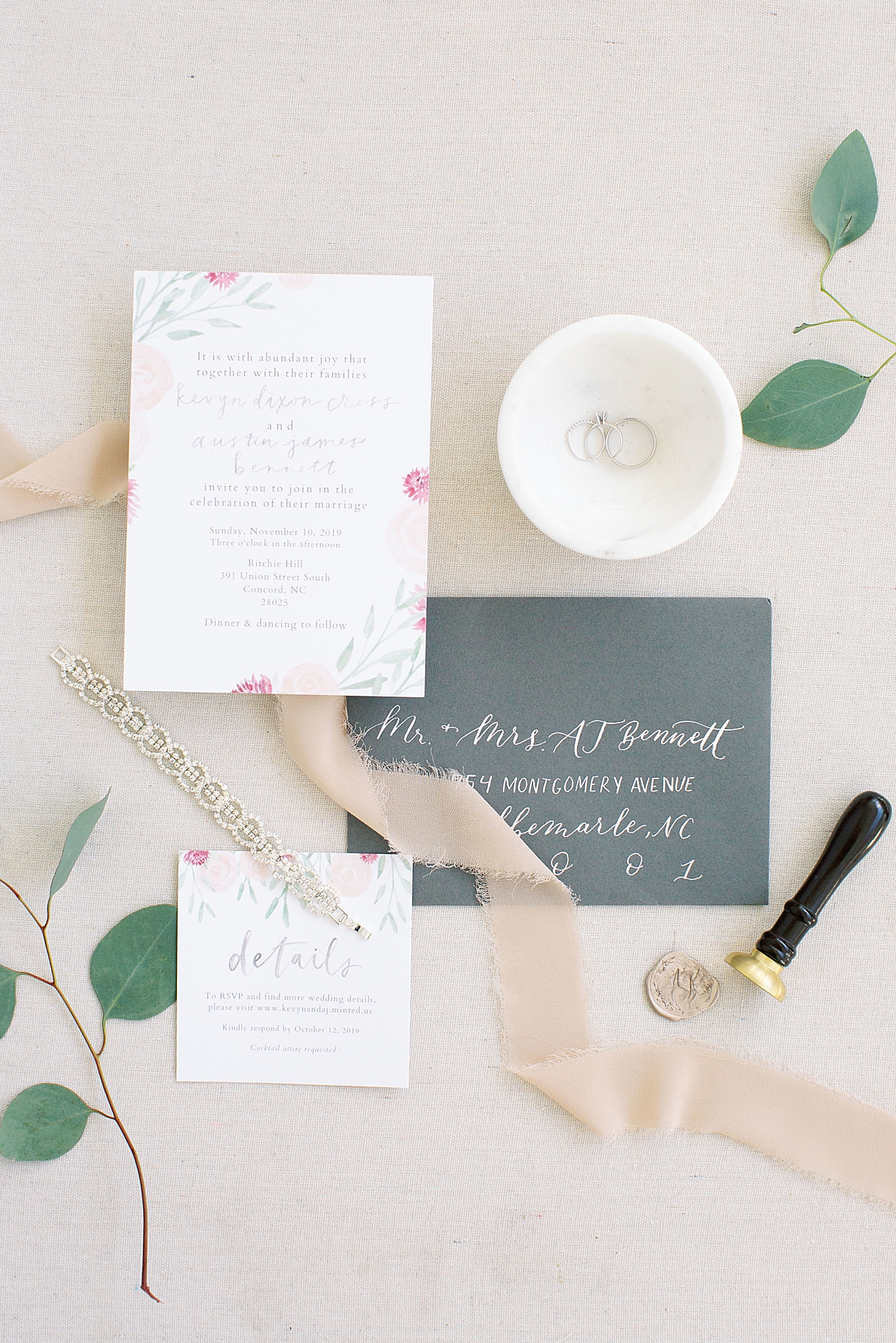 Fall Ritchie Hill Wedding day recap on first anniversary