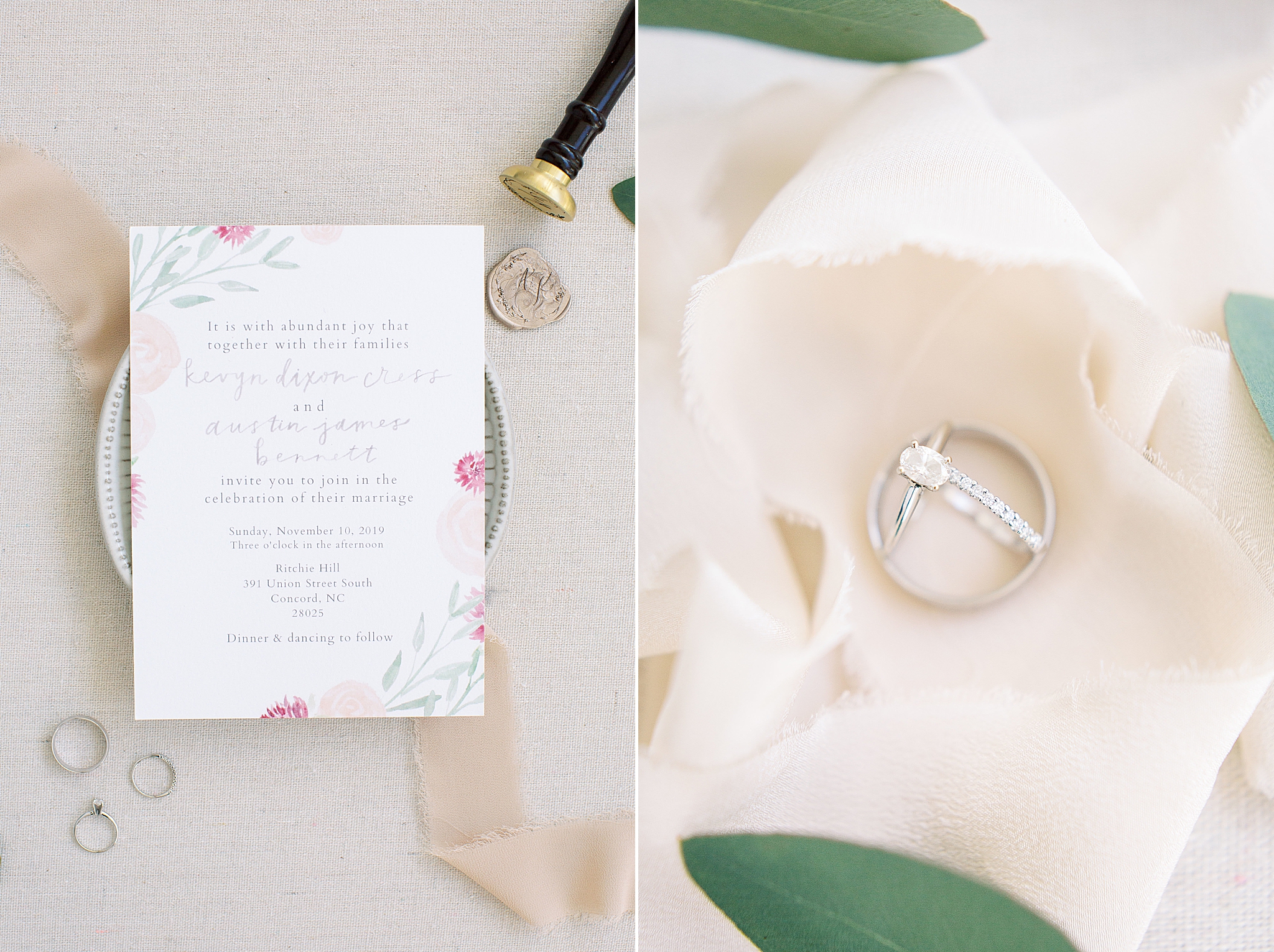 Fall Ritchie Hill Wedding day recap on first anniversary