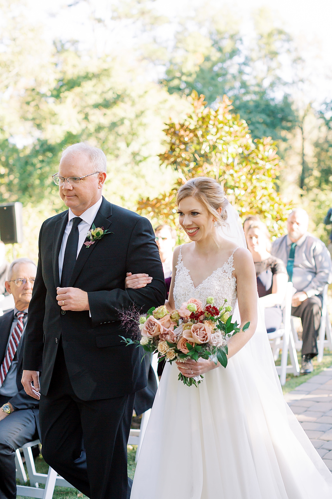 North Carolina wedding ceremony at Ritchie Hill