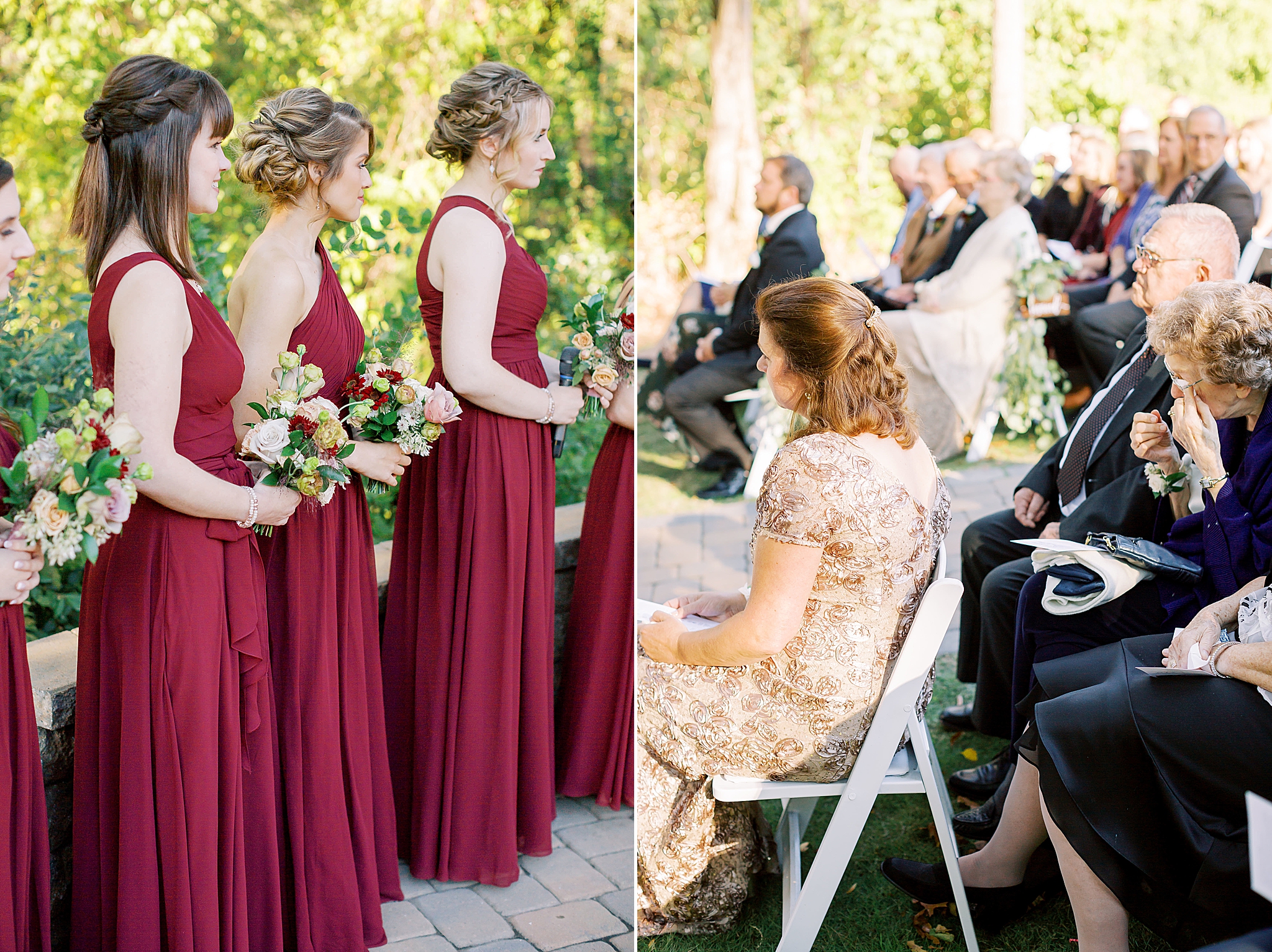 North Carolina wedding ceremony at Ritchie Hill