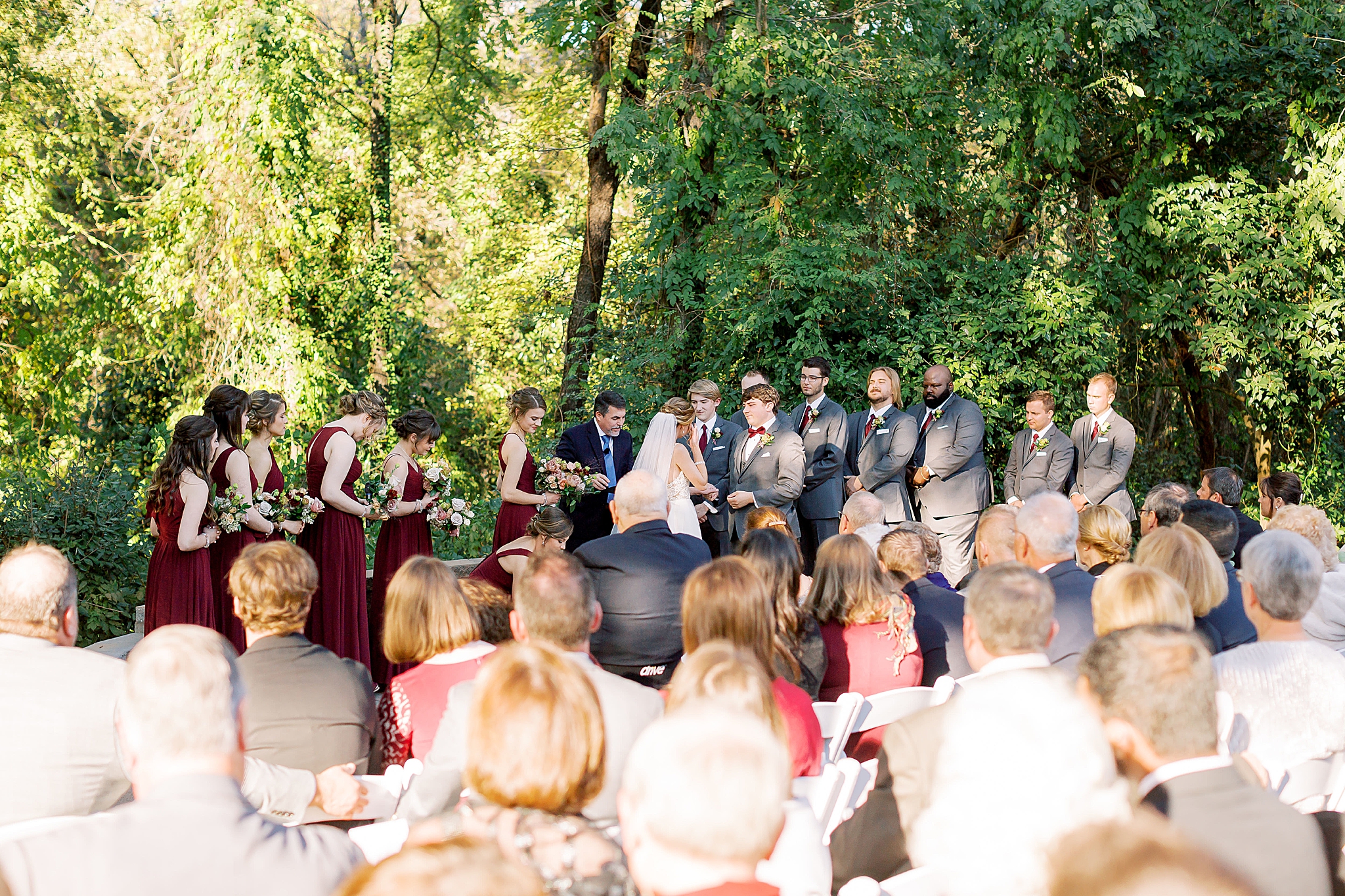 North Carolina wedding ceremony at Ritchie Hill