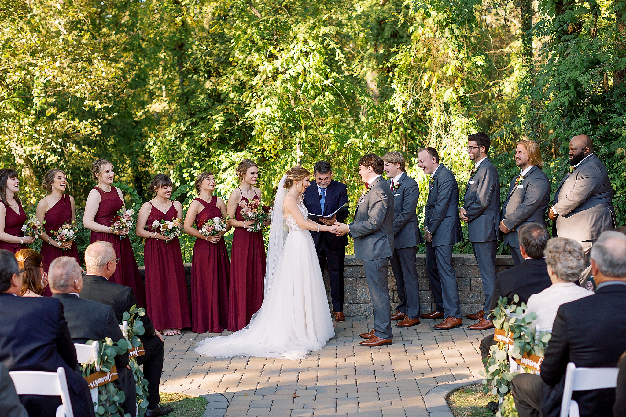North Carolina wedding ceremony at Ritchie Hill
